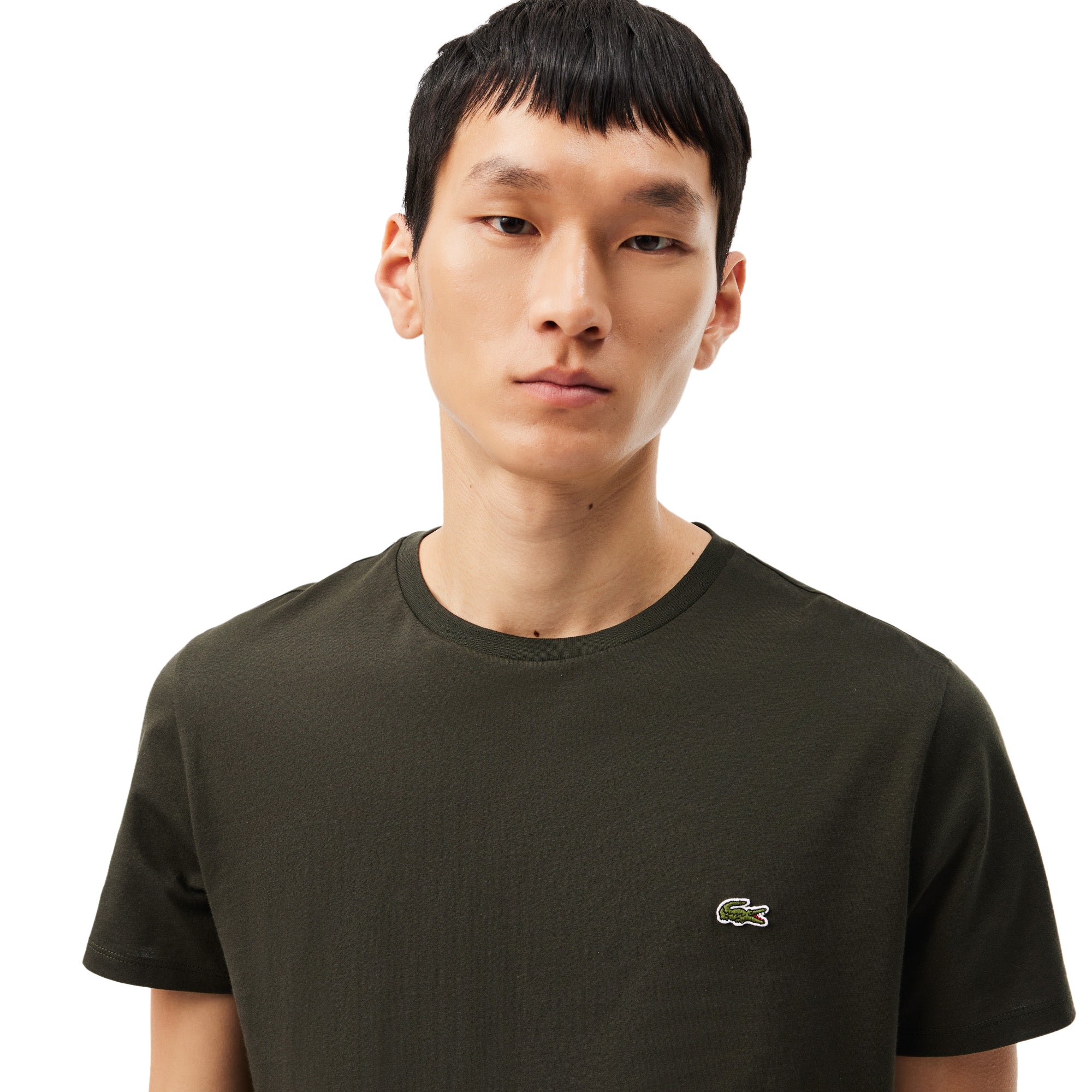 Lacoste Pima Cotton Tee Shirt Sapwood L7A