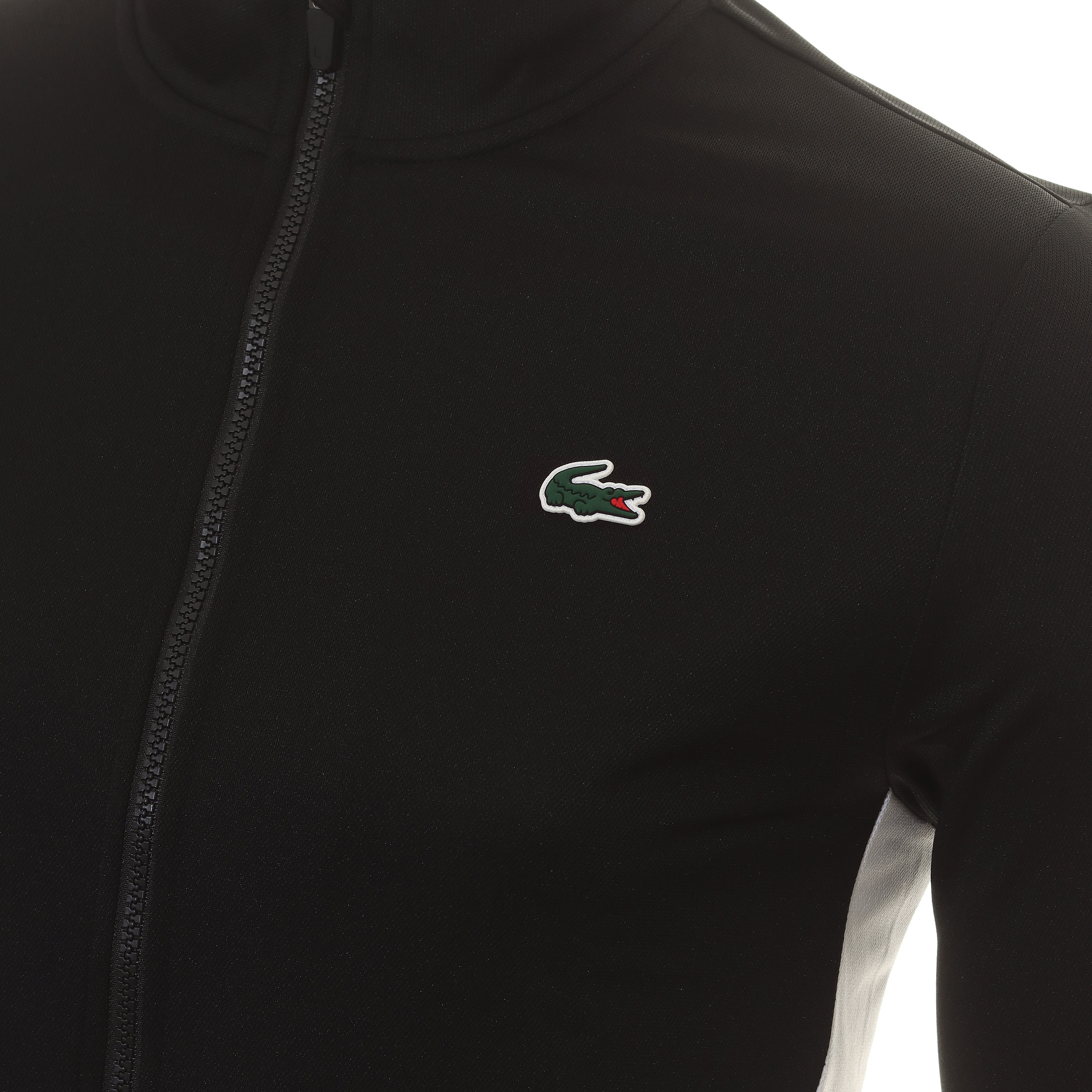 Lacoste Sport Ripstop Full Zip SH1094 Black White 258 | Function18 ...