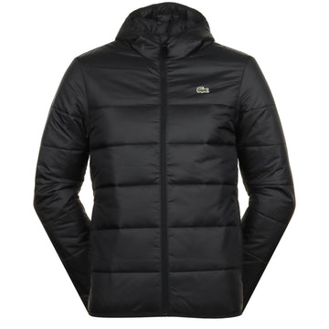 Lacoste Water Repellent Hooded Puffer Jacket