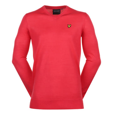 Lyle & Scott Golf Merino Blend V-Neck Pullover