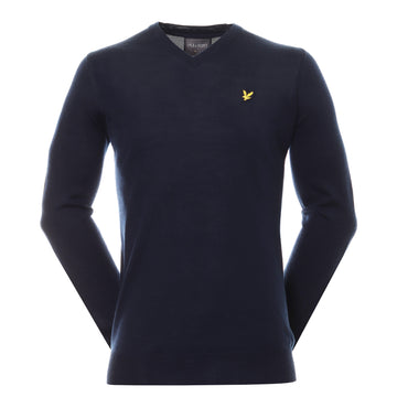 Lyle & Scott Golf Merino Blend V-Neck Pullover