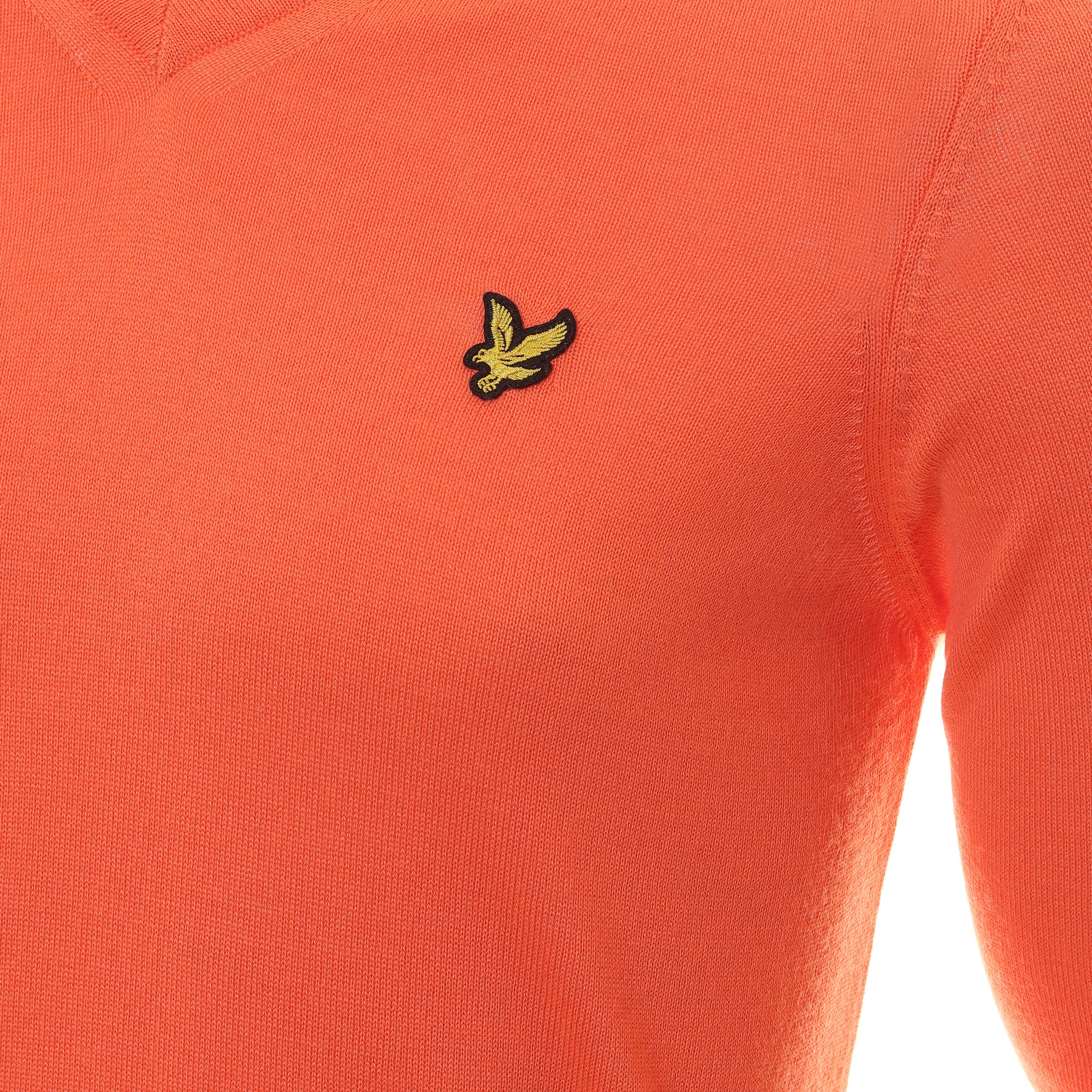 lyle-scott-golf-merino-mix-v-neck-pullover-kn1040g-course-coral-w973-function18