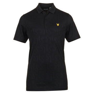 Lyle & Scott Golf Monogram Jacquard Shirt