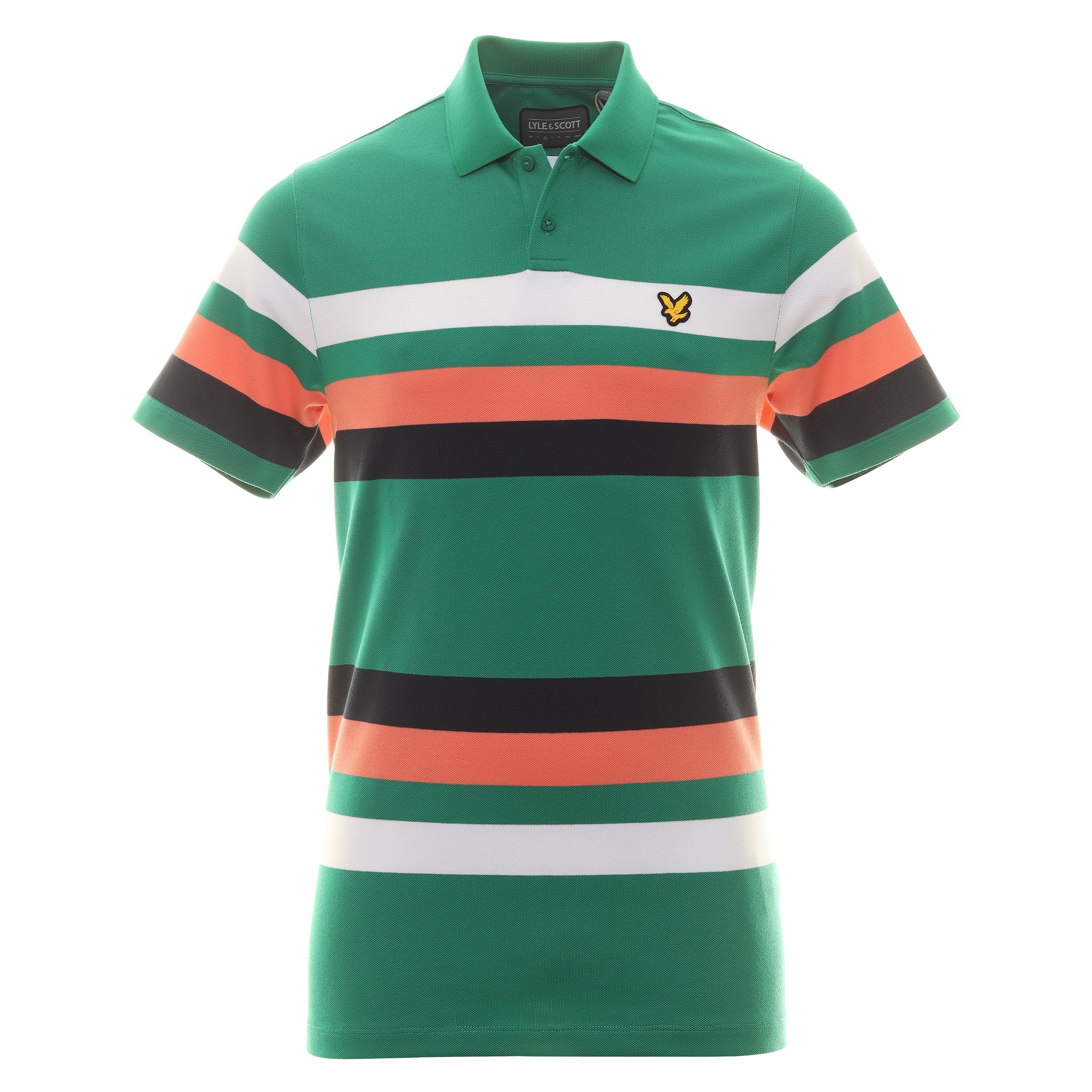 lyle and scott striped polo