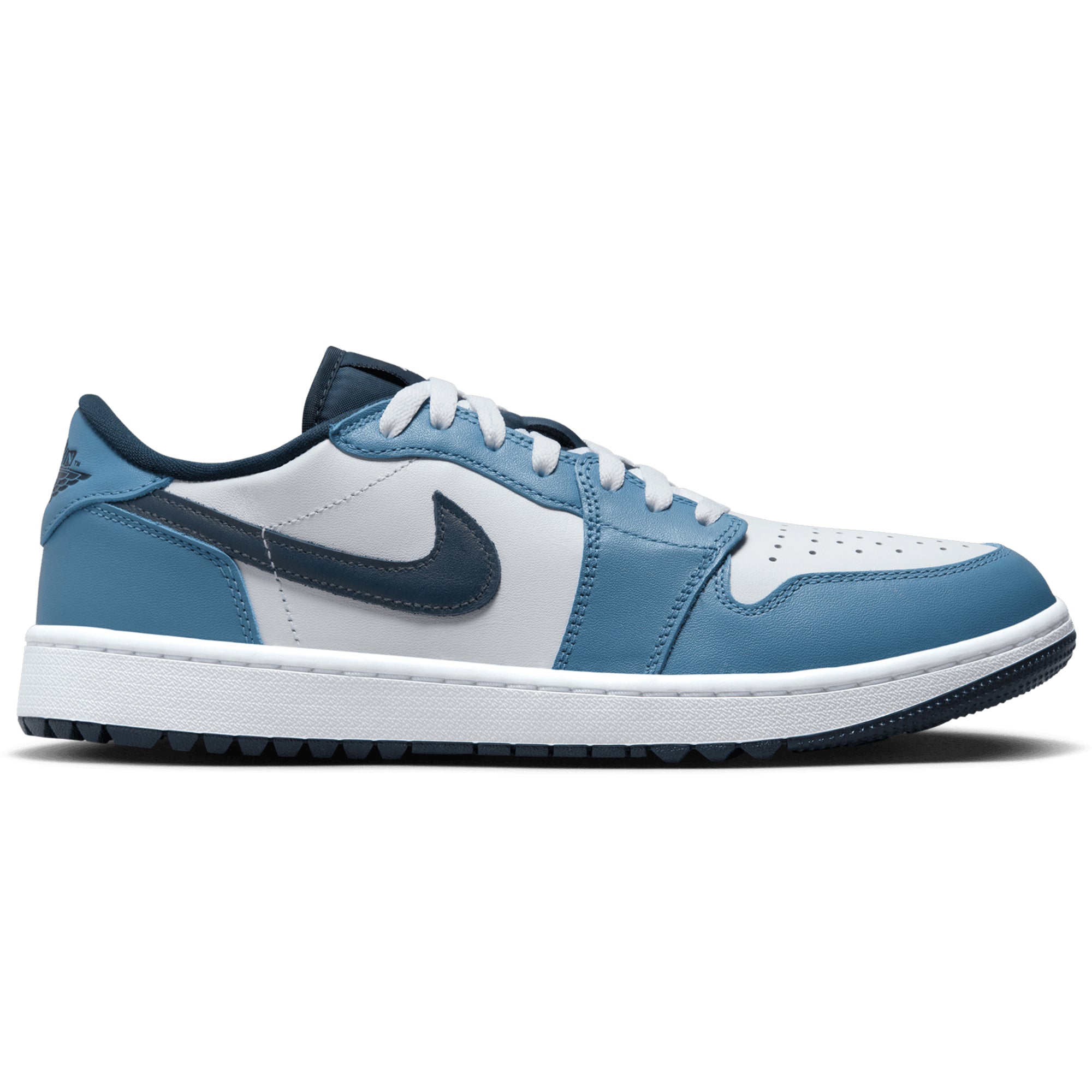 Nike Golf Air Jordan 1 Low G Golf Shoes DD9315 White Armory Navy Aegean ...