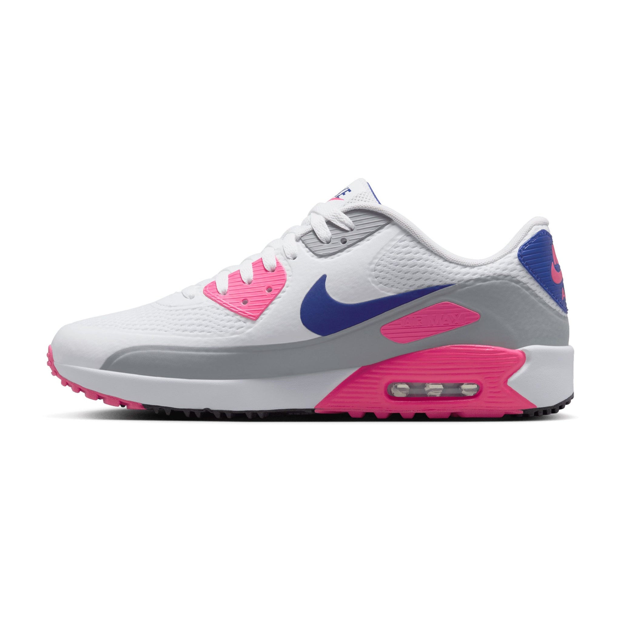 Nike Golf Air Max 90 G Shoes White/Laser Pink 101