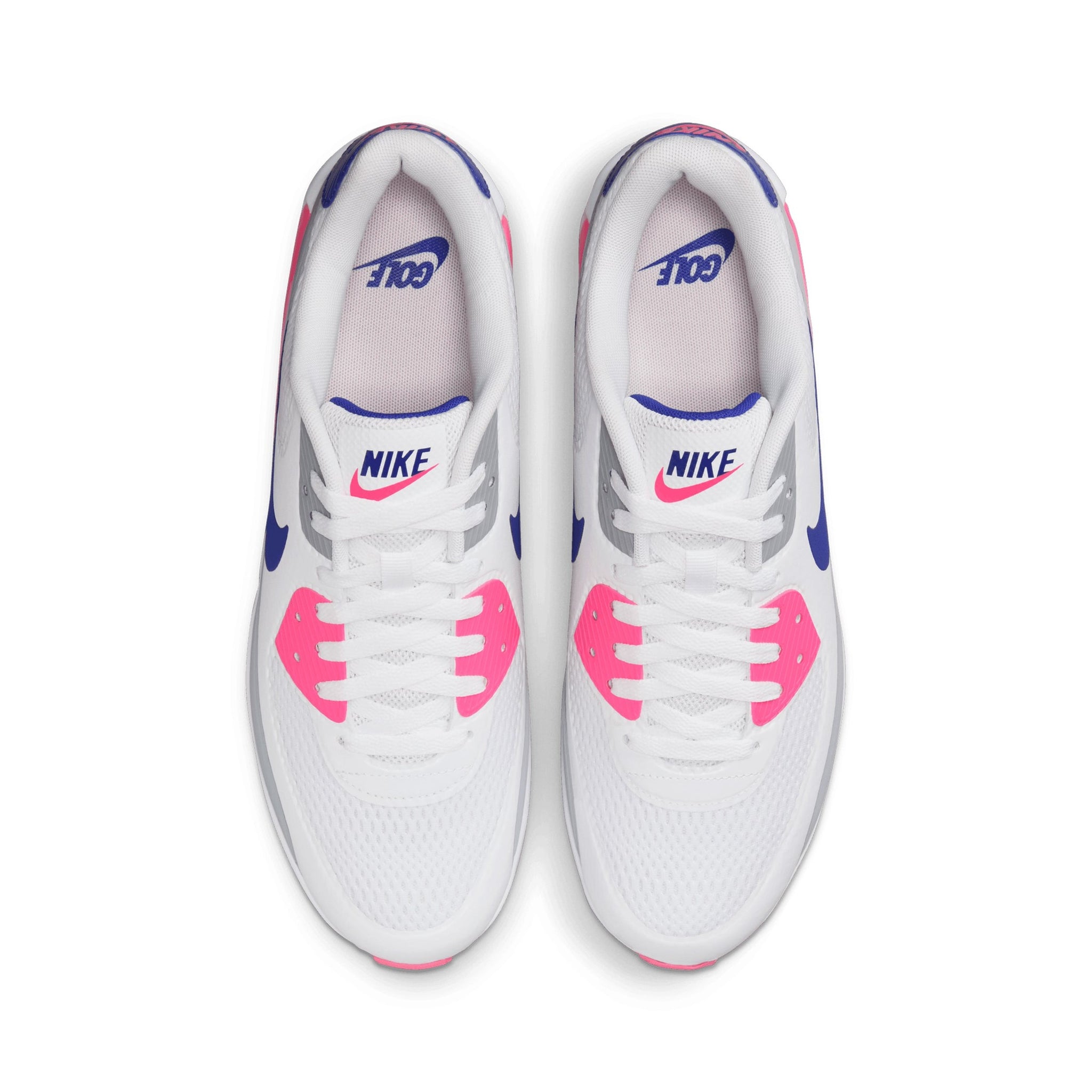 Nike Golf Air Max 90 G Shoes White/Laser Pink 101