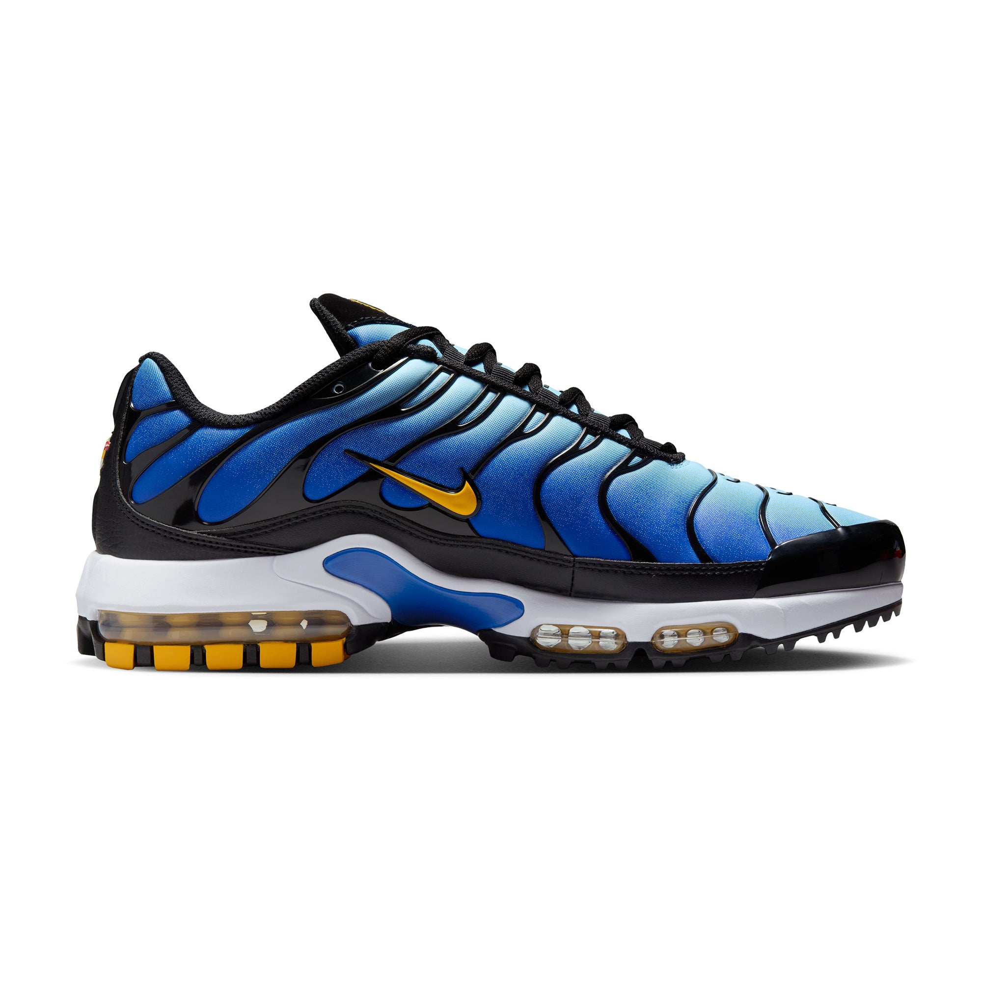 Nike Golf Air Max Plus G Shoes Hyper Blue/Gold/Sky 400