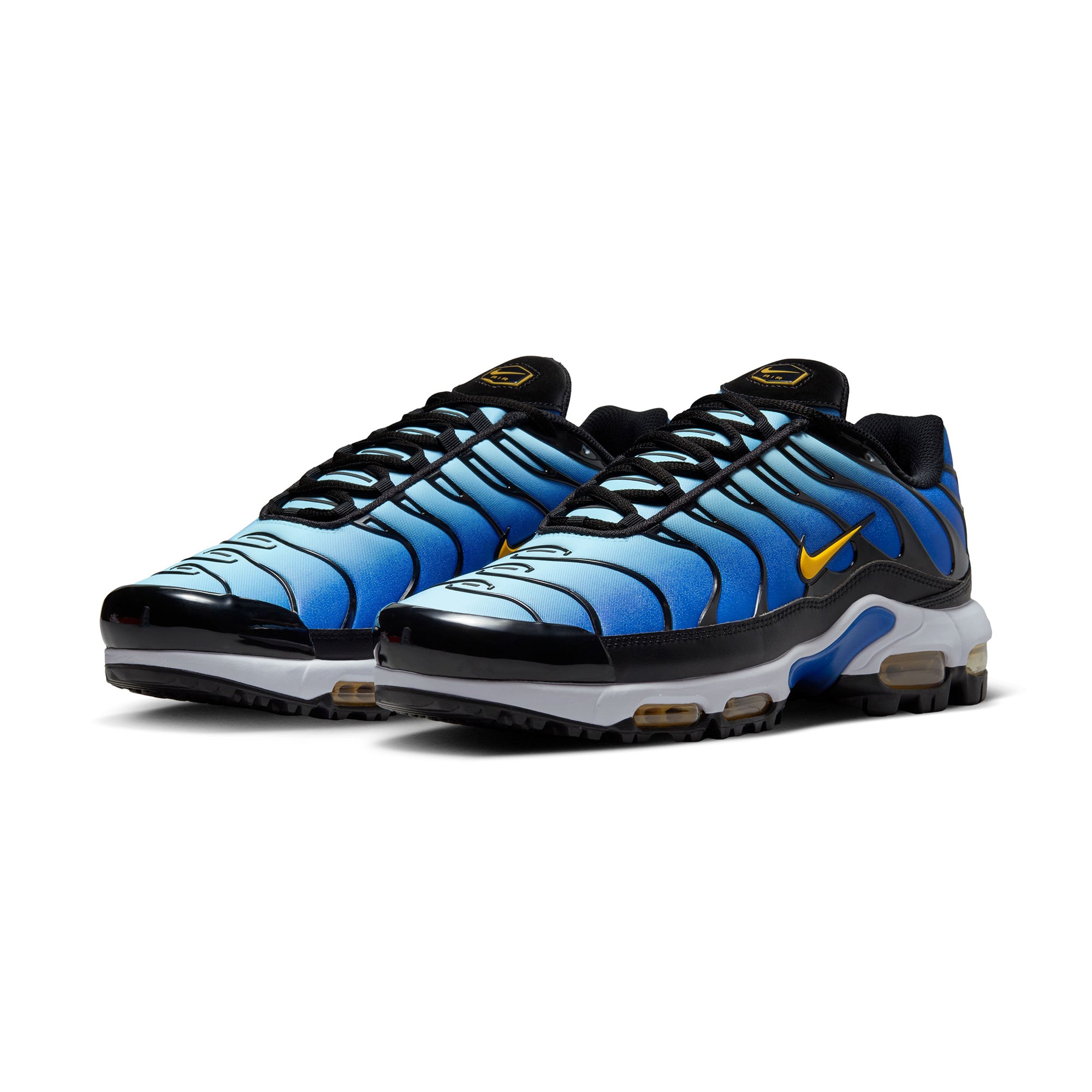 Nike Golf Air Max Plus G Shoes Hyper Blue/Gold/Sky 400