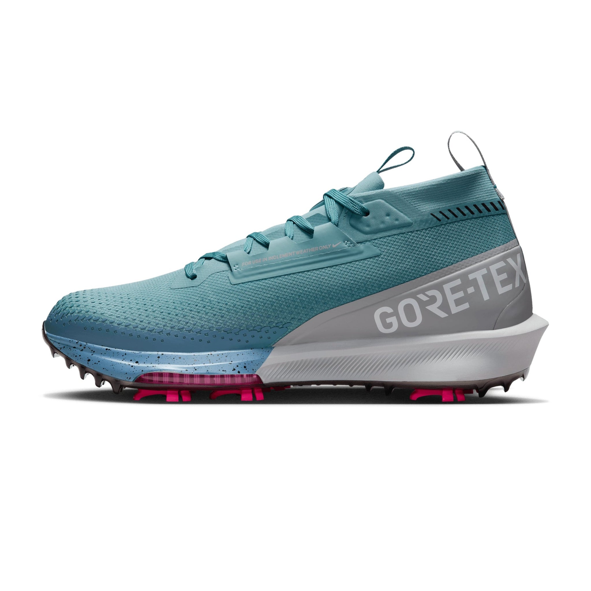 Nike Golf Infinity Tour NEXT% 2 GORE-TEX Shoes - Denim Turquoise/Pink/Black 400_2