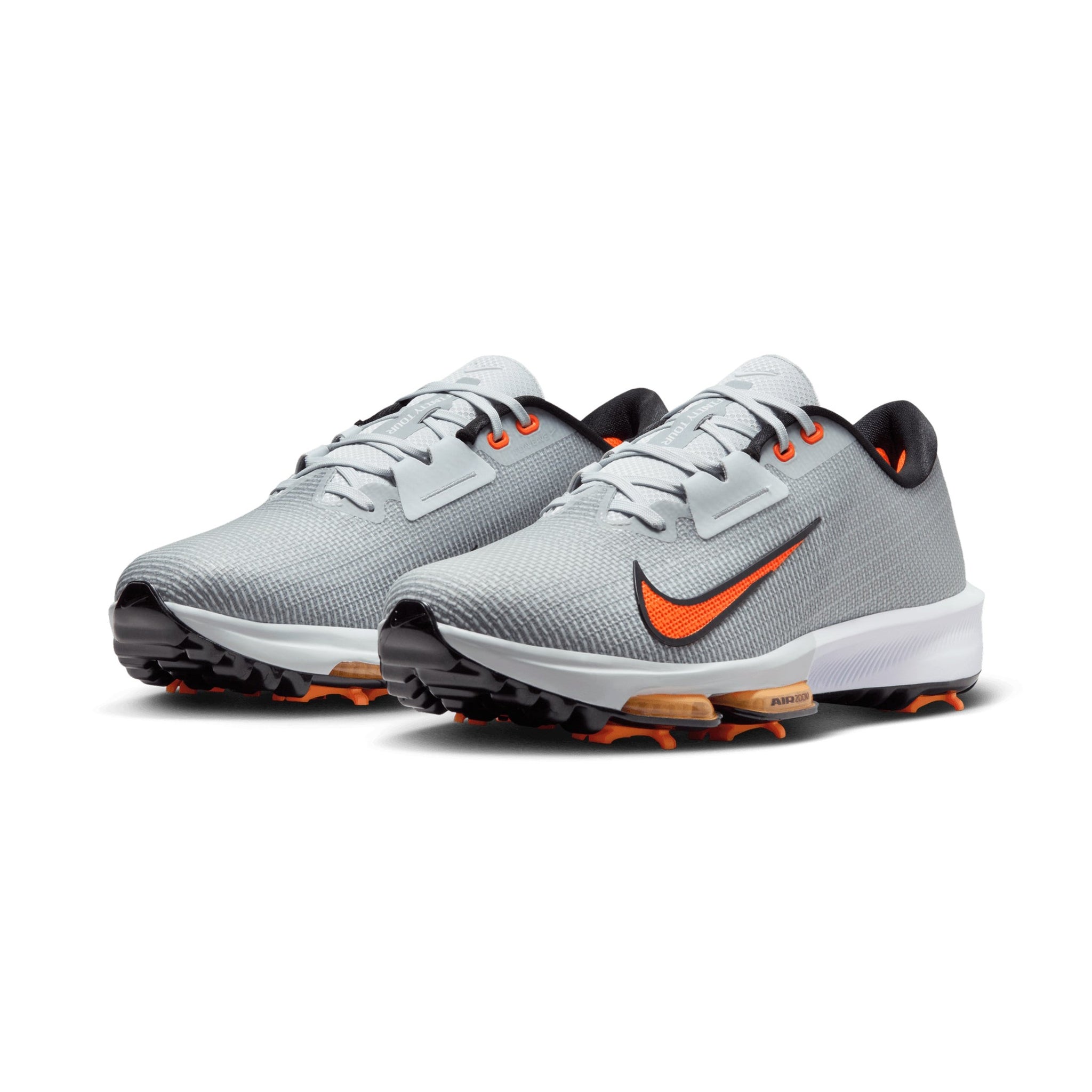 Nike Golf Air Zoom Infinity Tour NEXT% 2 Shoes Platinum/Orange/White 001