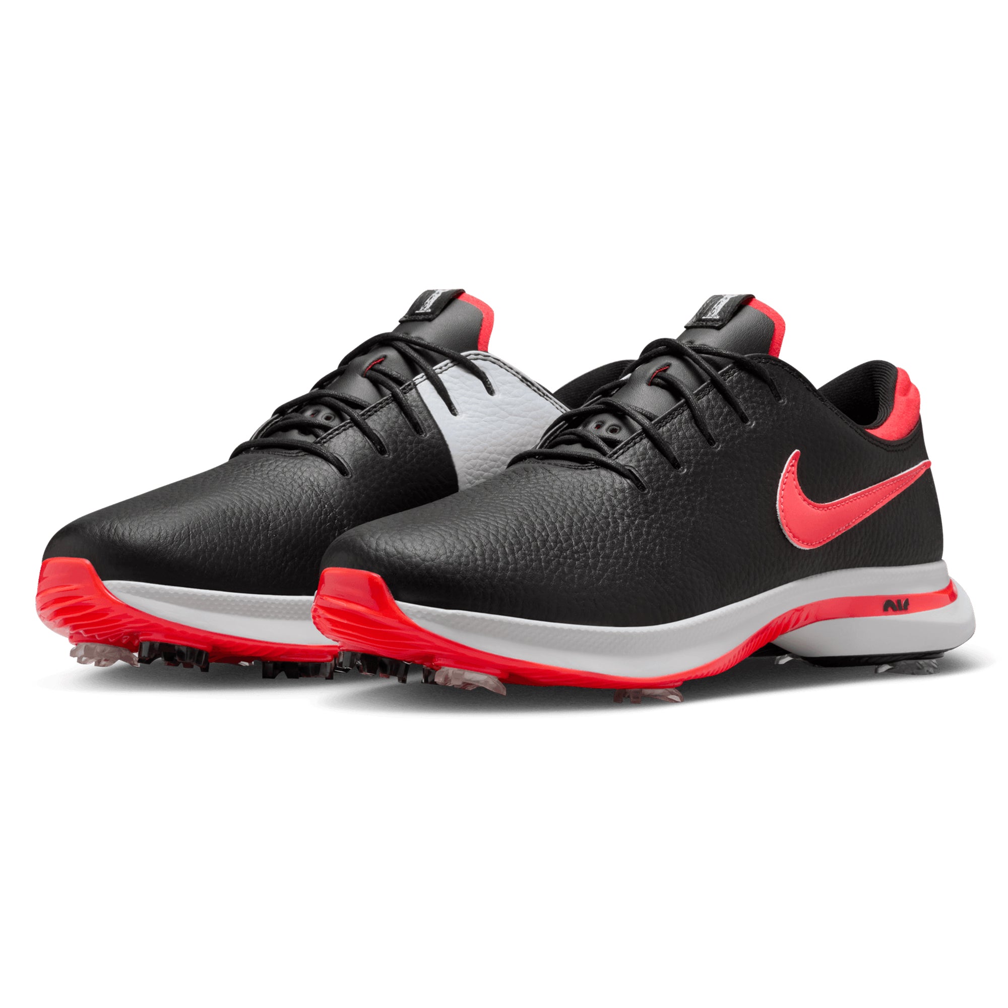 Nike Golf Air Zoom Victory Tour 3 Shoes Black/Crimson/White 004