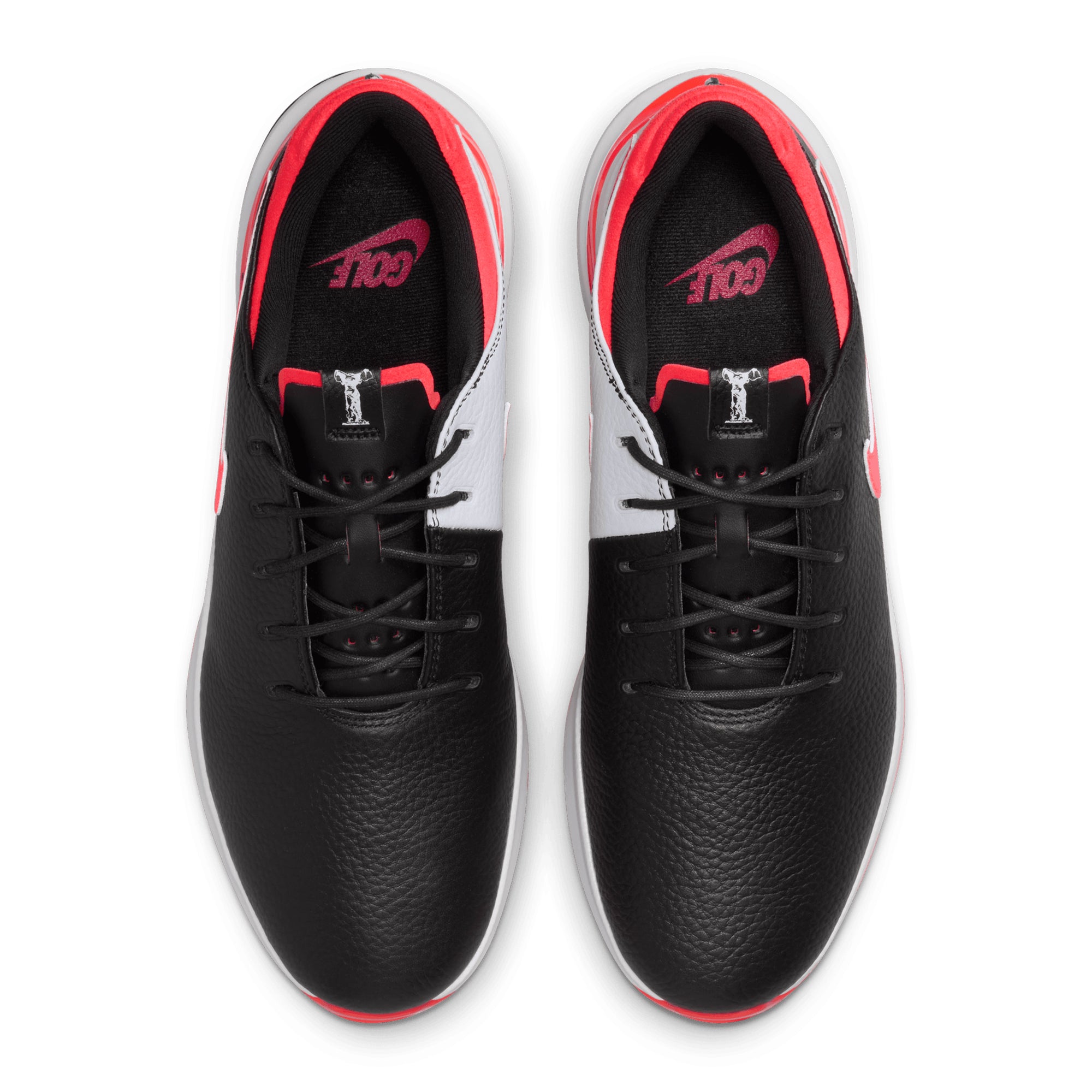 Nike Golf Air Zoom Victory Tour 3 Shoes Black/Crimson/White 004