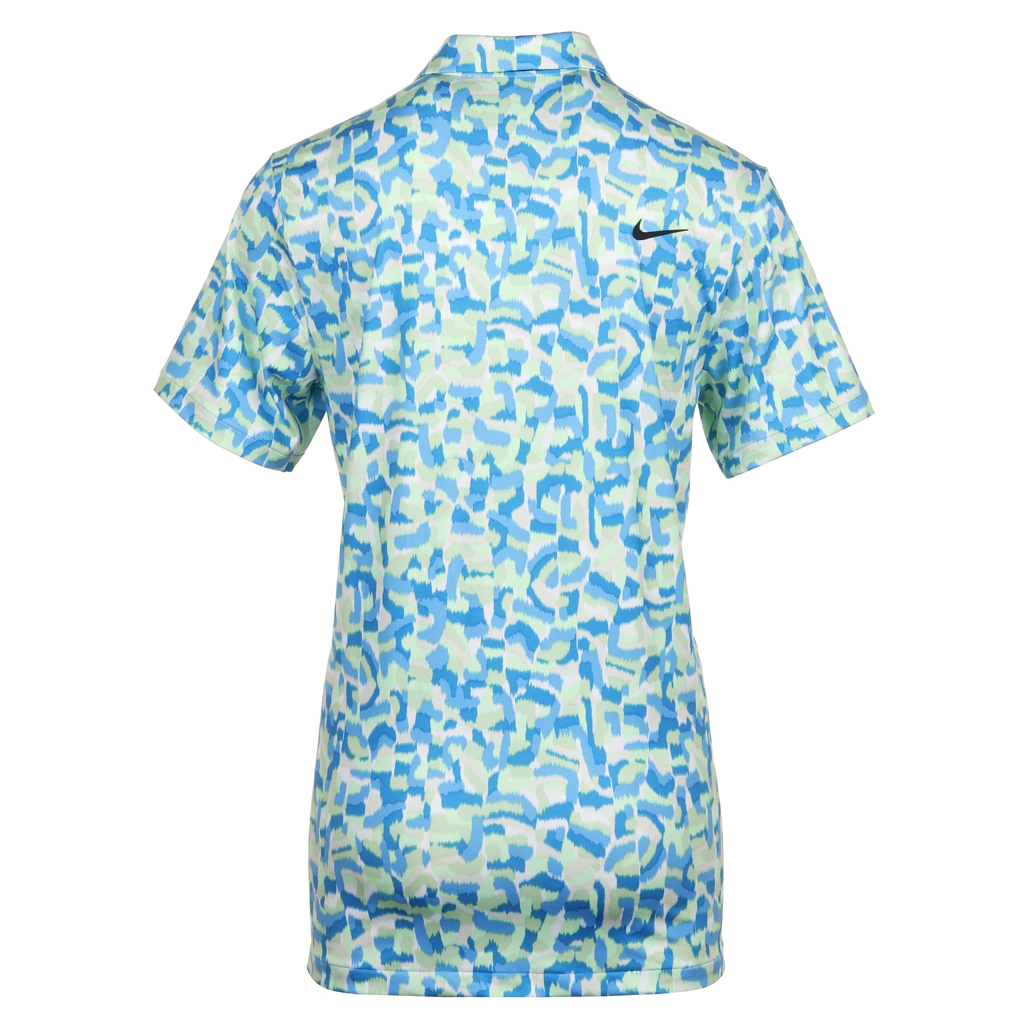 Nike Golf Dri-Fit Tour Confetti Print Shirt Light Photo Blue 435