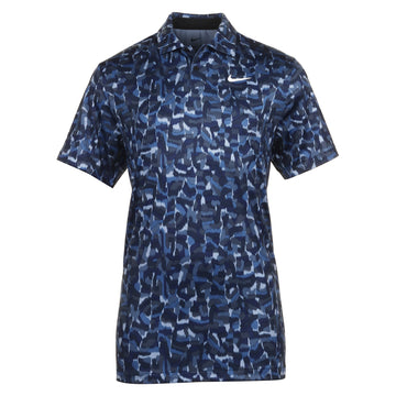 Nike Golf Dri-Fit Tour Confetti Print Shirt Ashen Slate 493