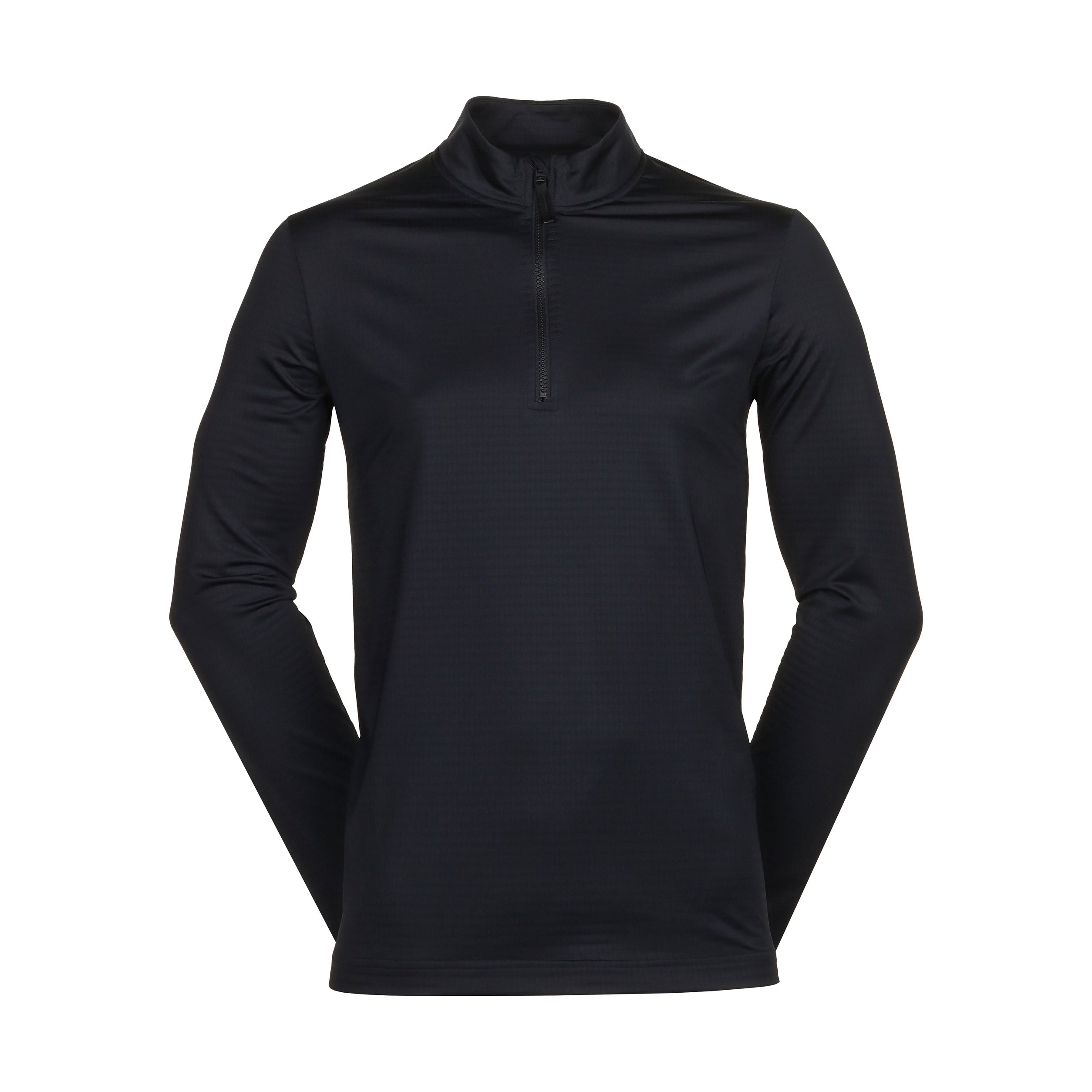 Black half zip nike best sale