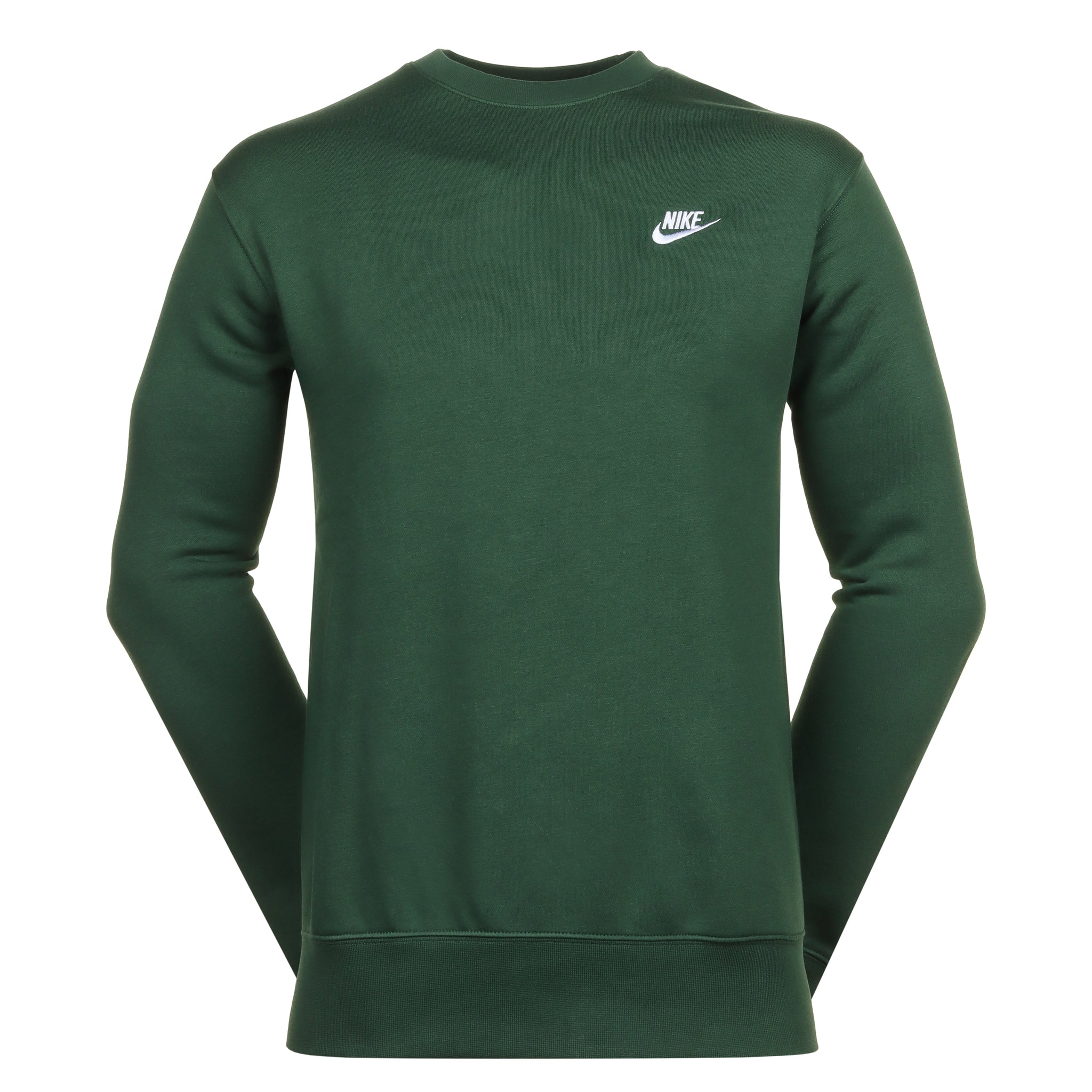 Nike Golf Sportswear Club Fleece Crew Neck BV2662 Fir White 323 Function18