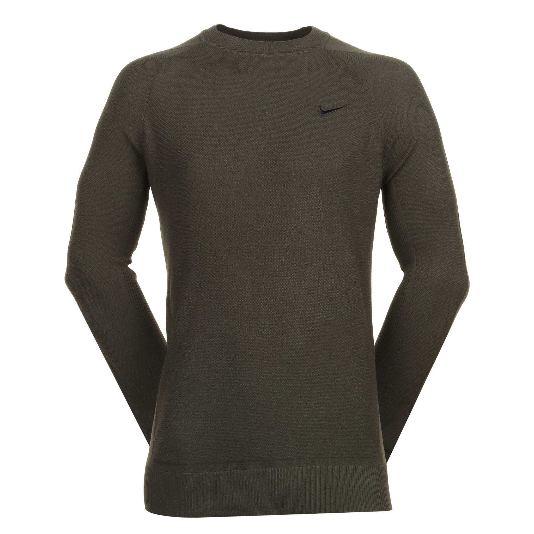 Nike Golf Tour Crew Neck Sweater FQ8832 Cargo Khaki Black 325 Function18