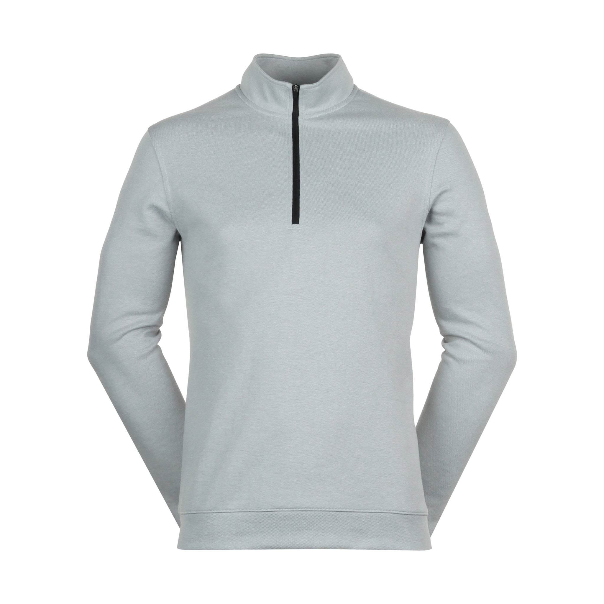 Nike Golf Tour Pique 1/2 Zip Light Smoke Grey 077