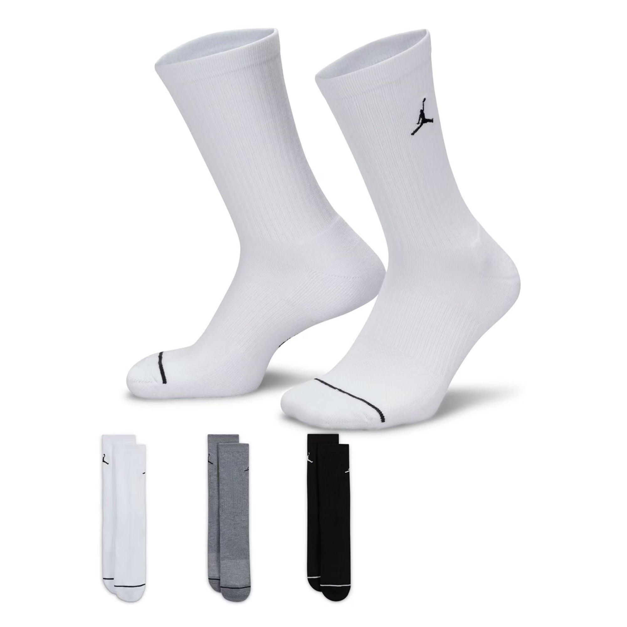 Nike Jordan Everyday Crew Socks - 3 Pair