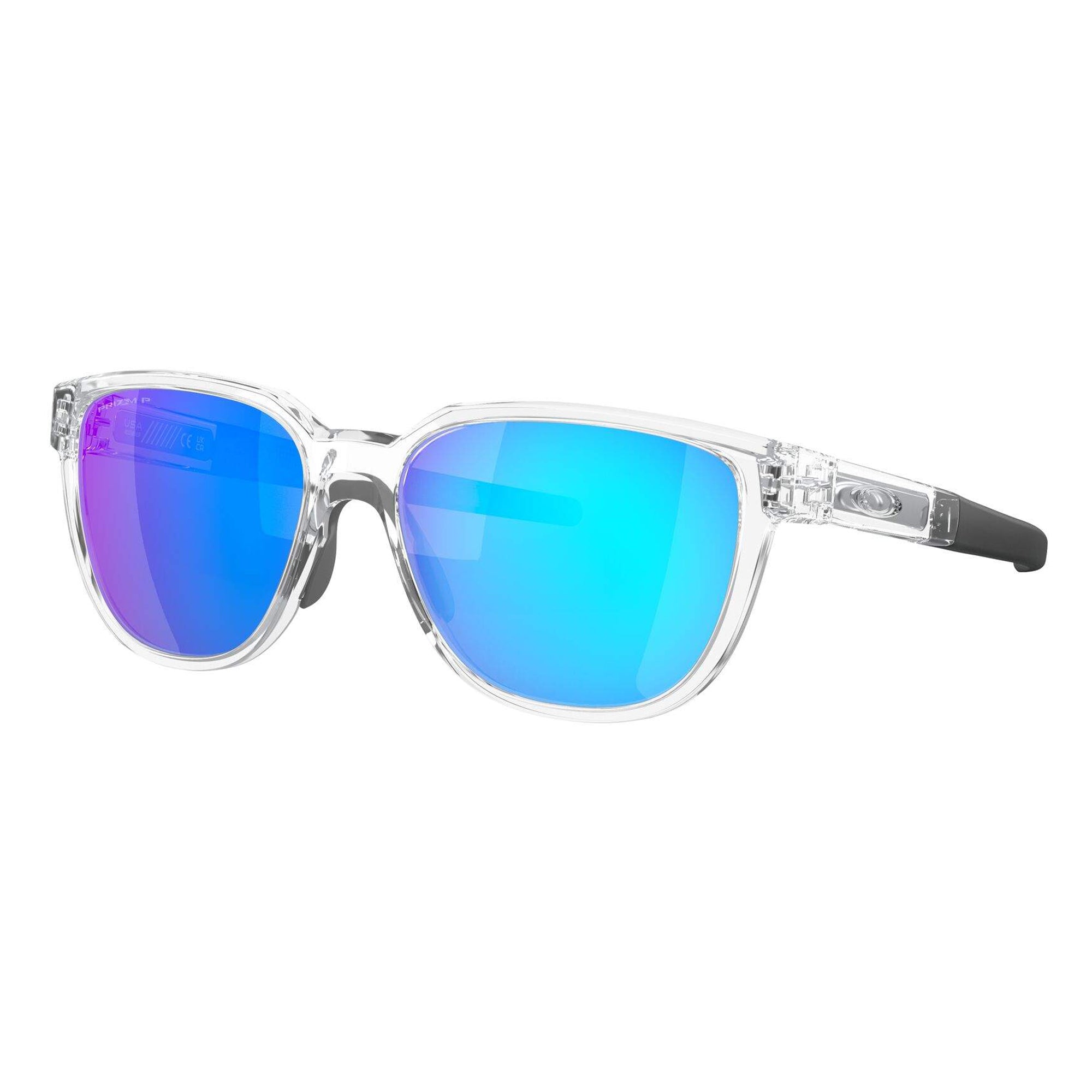 Oakley Actuator Sunglasses Polished Clear/Prizm Sapphire Polarized