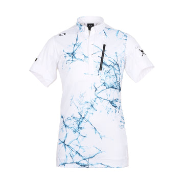 Oakley Golf Skull Ice Smash Shirt White 100