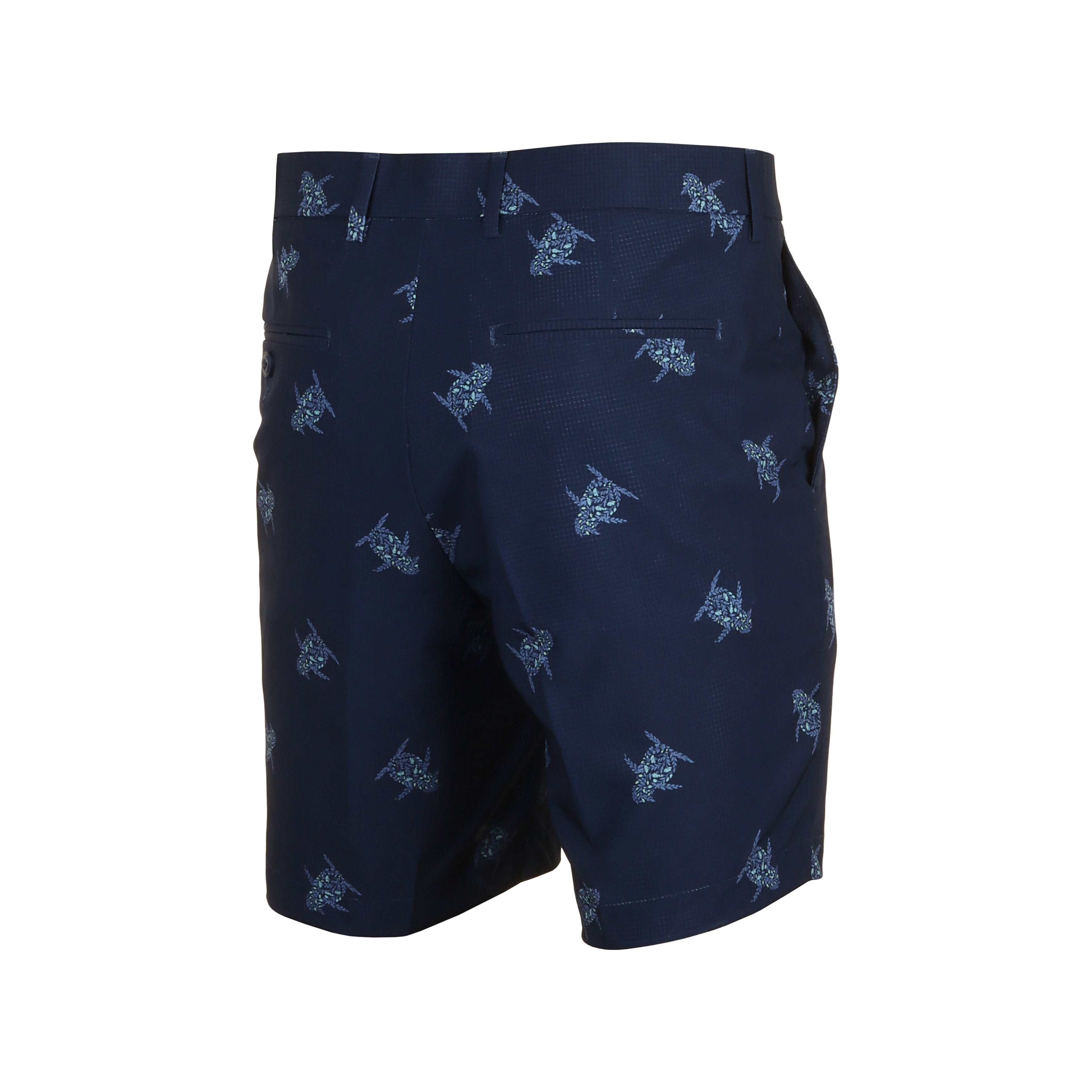 Original Penguin Golf 60's Floral Pete Shorts OGBSE032 Black Iris 417 ...