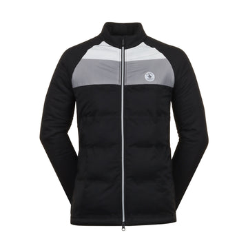 Original Penguin Golf Insulated Mixed Media Full Zip Jacket