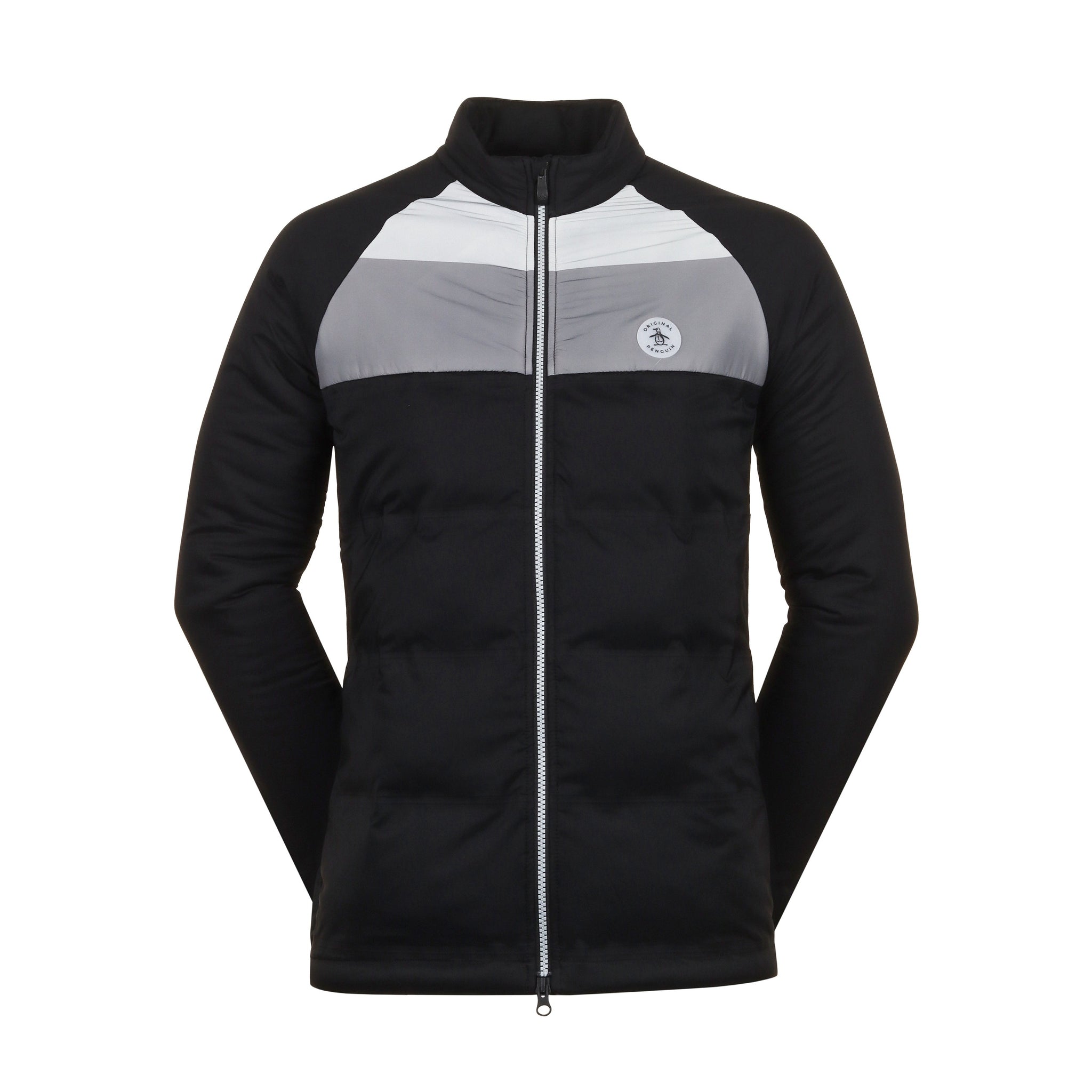 Original Penguin Golf Insulated Mixed Media Full Zip Jacket