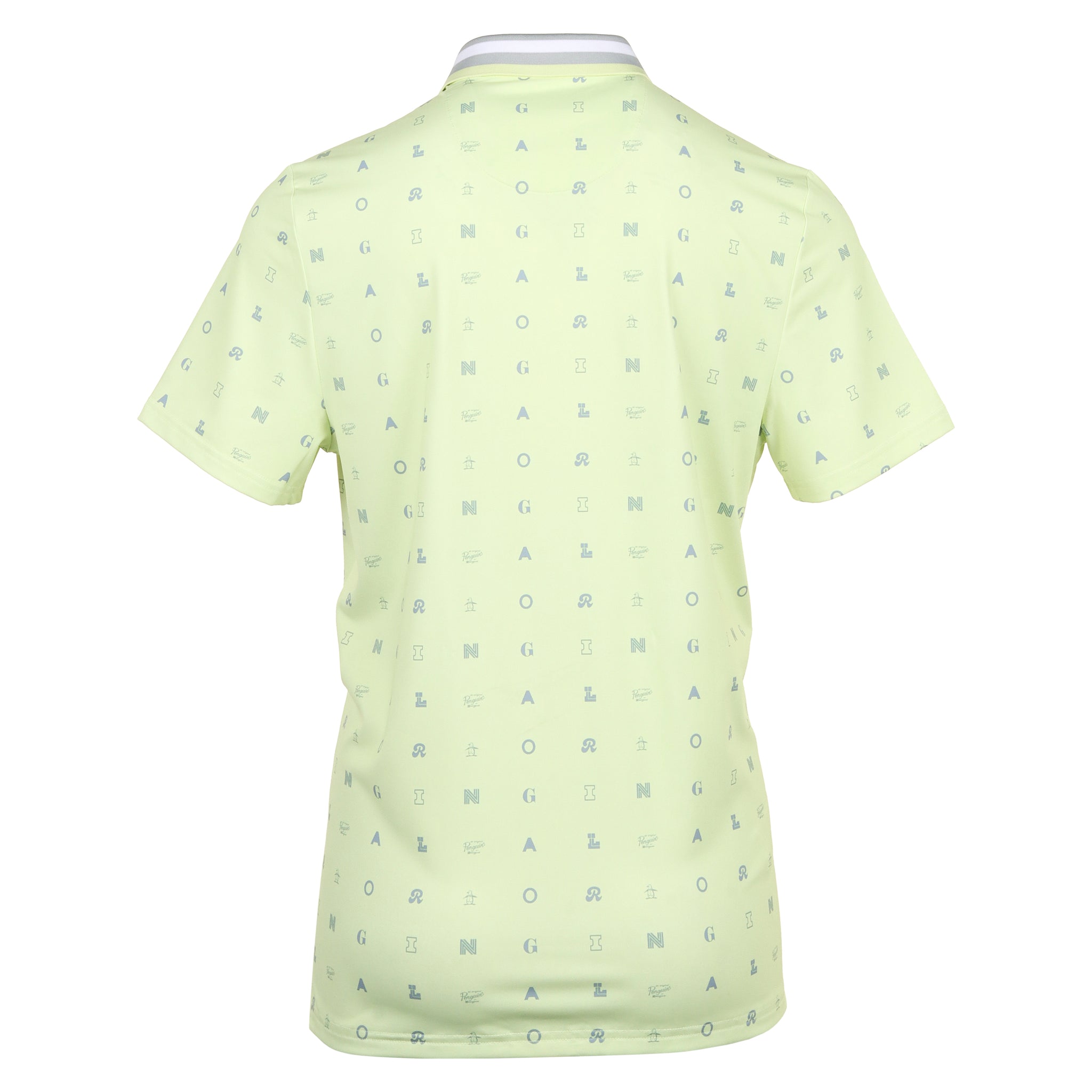 Original Penguin Golf Original All Over Pete Print Polo Shirt - Shadow Lime 341_2