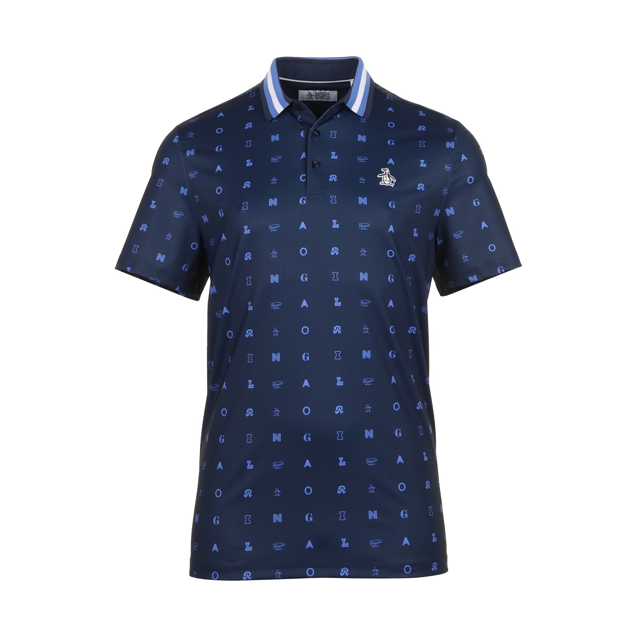 Original Penguin Golf Original All Over Pete Print Polo Shirt