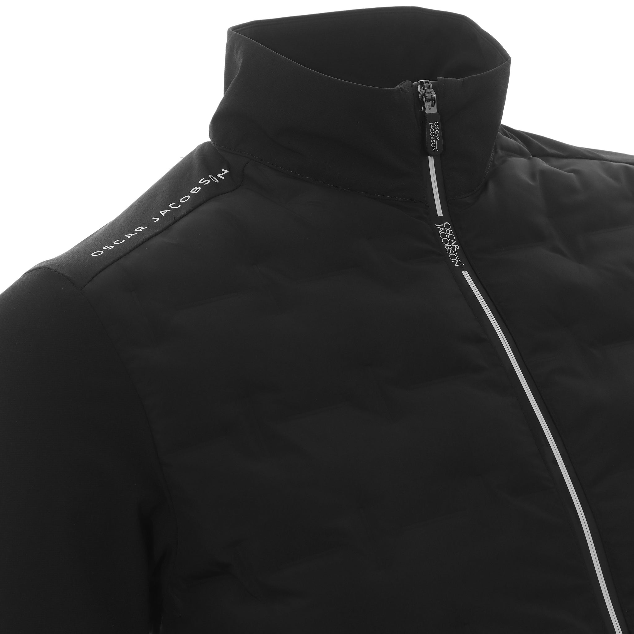 Oscar Jacobson Hackney Full Zip Jacket Black