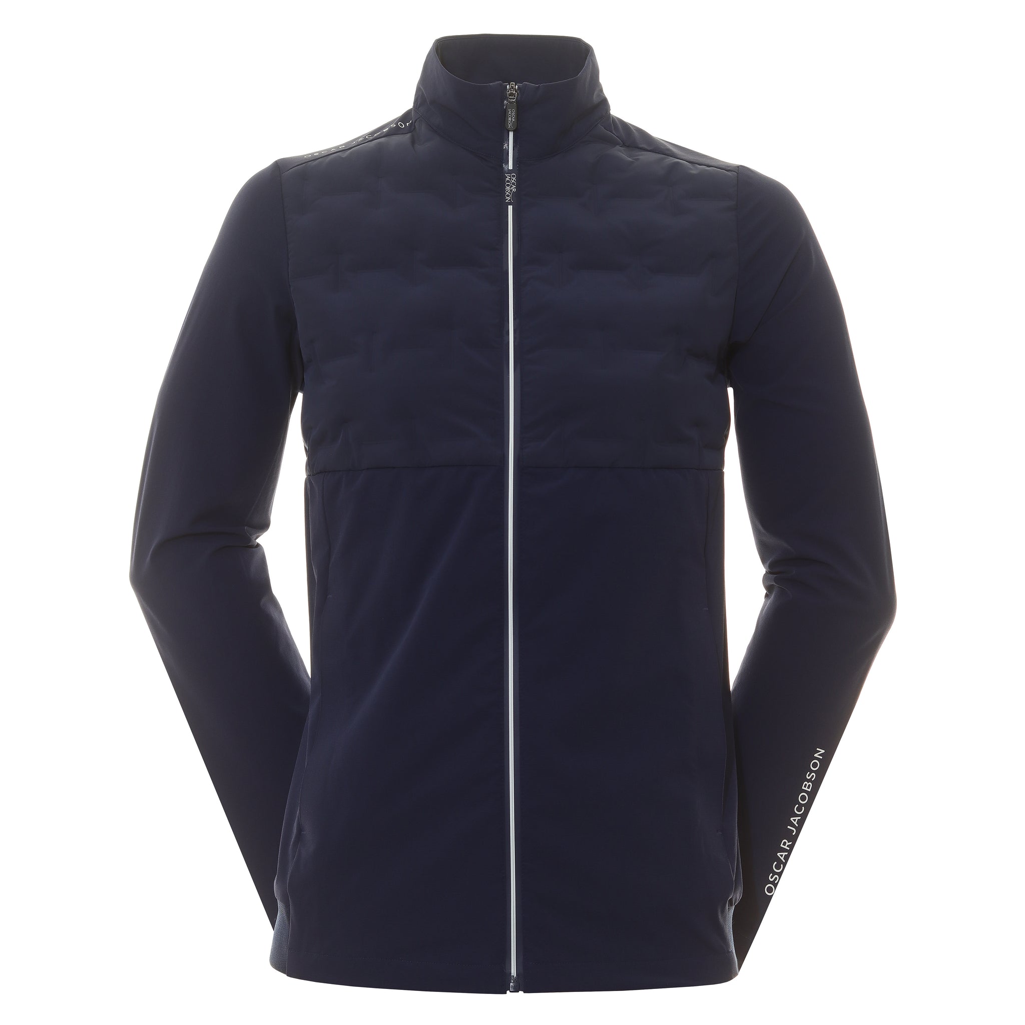 Oscar Jacobson Hackney Full Zip Jacket Navy