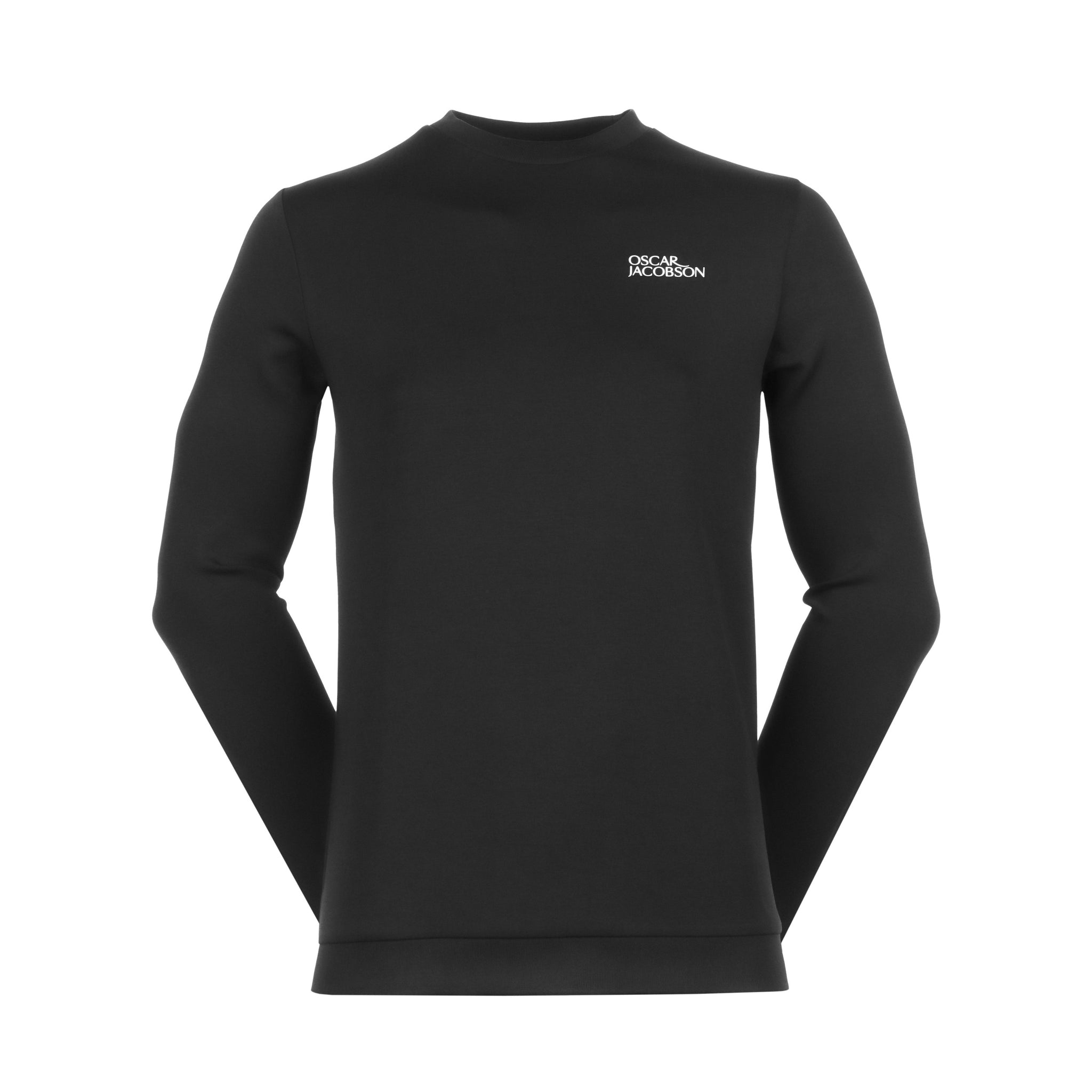 Oscar Jacobson Johnstone Tour Crew Neck Black 