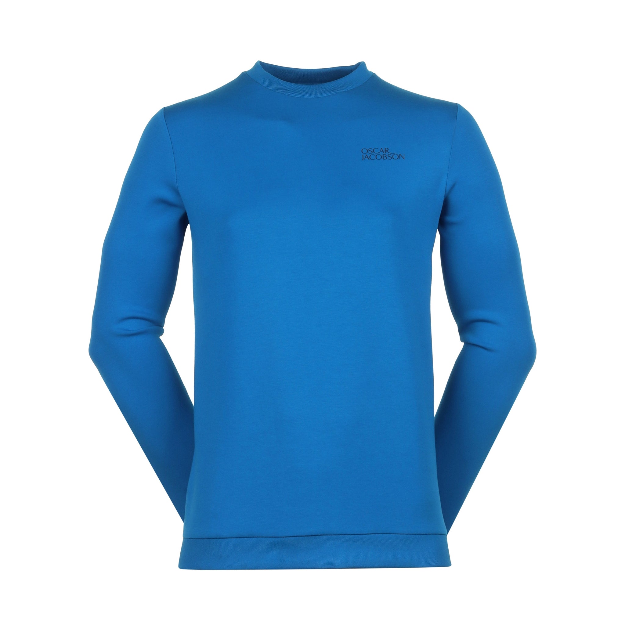 Oscar Jacobson Johnstone Tour Crew Neck Cobalt 