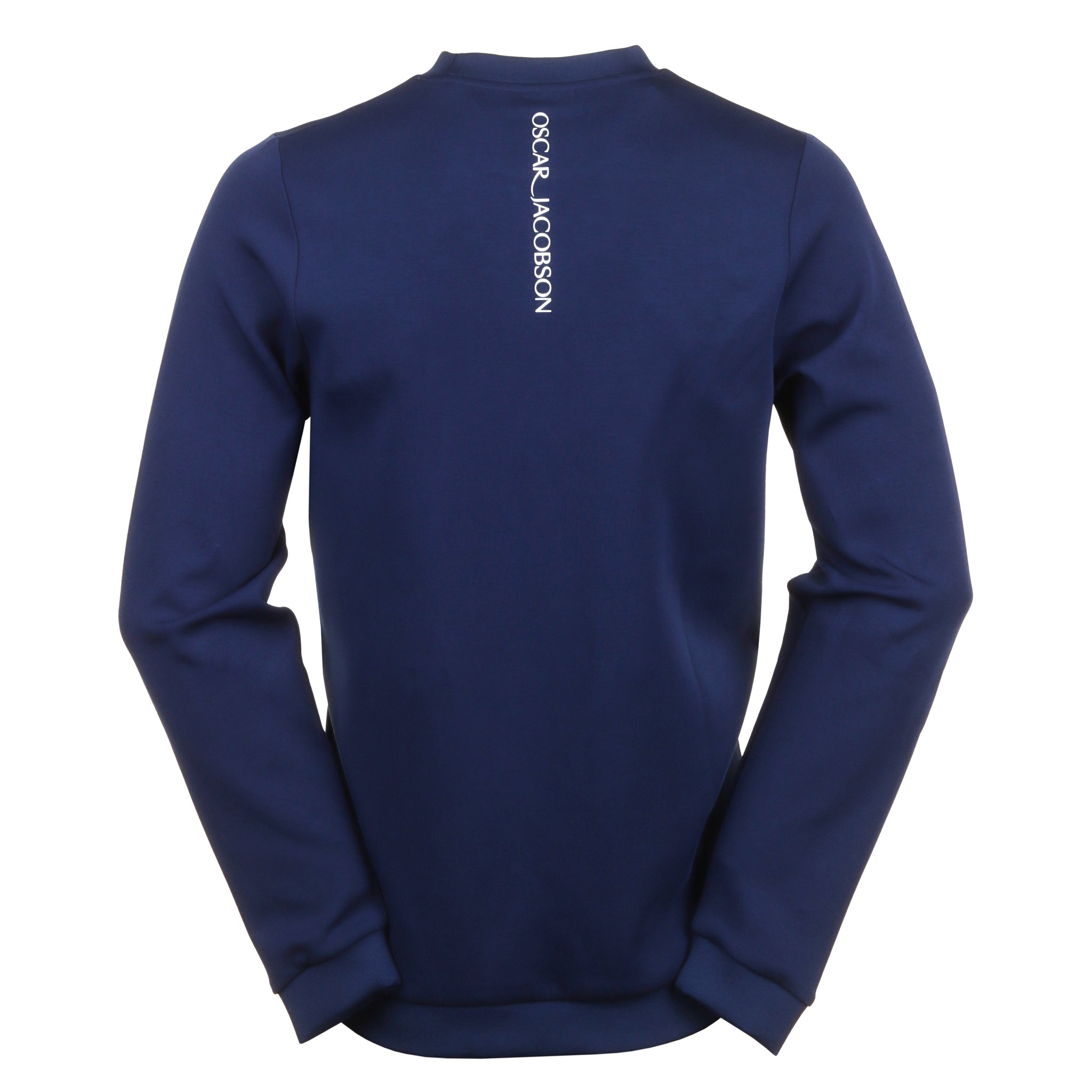 Oscar Jacobson Johnstone Tour Crew Neck Navy