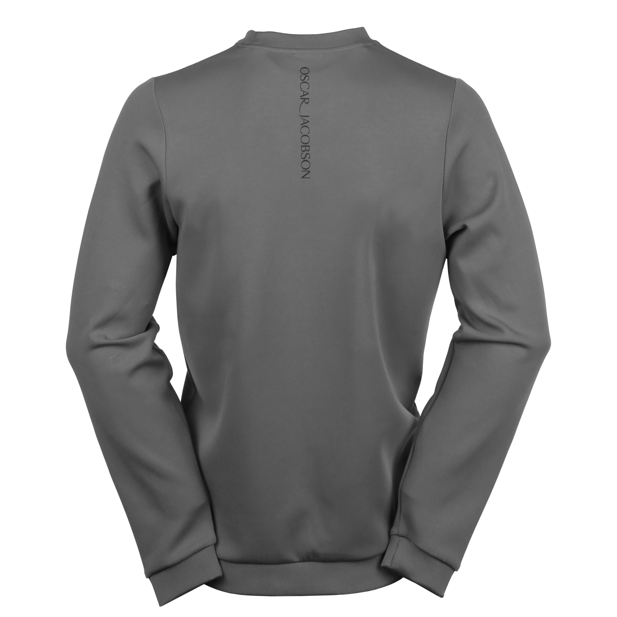 Oscar Jacobson Johnstone Tour Crew Neck Pewter