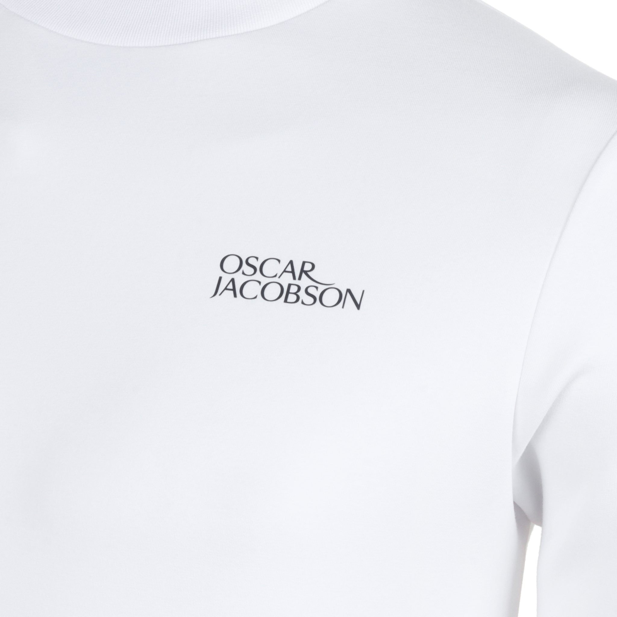 Oscar Jacobson Johnstone Tour Crew Neck White