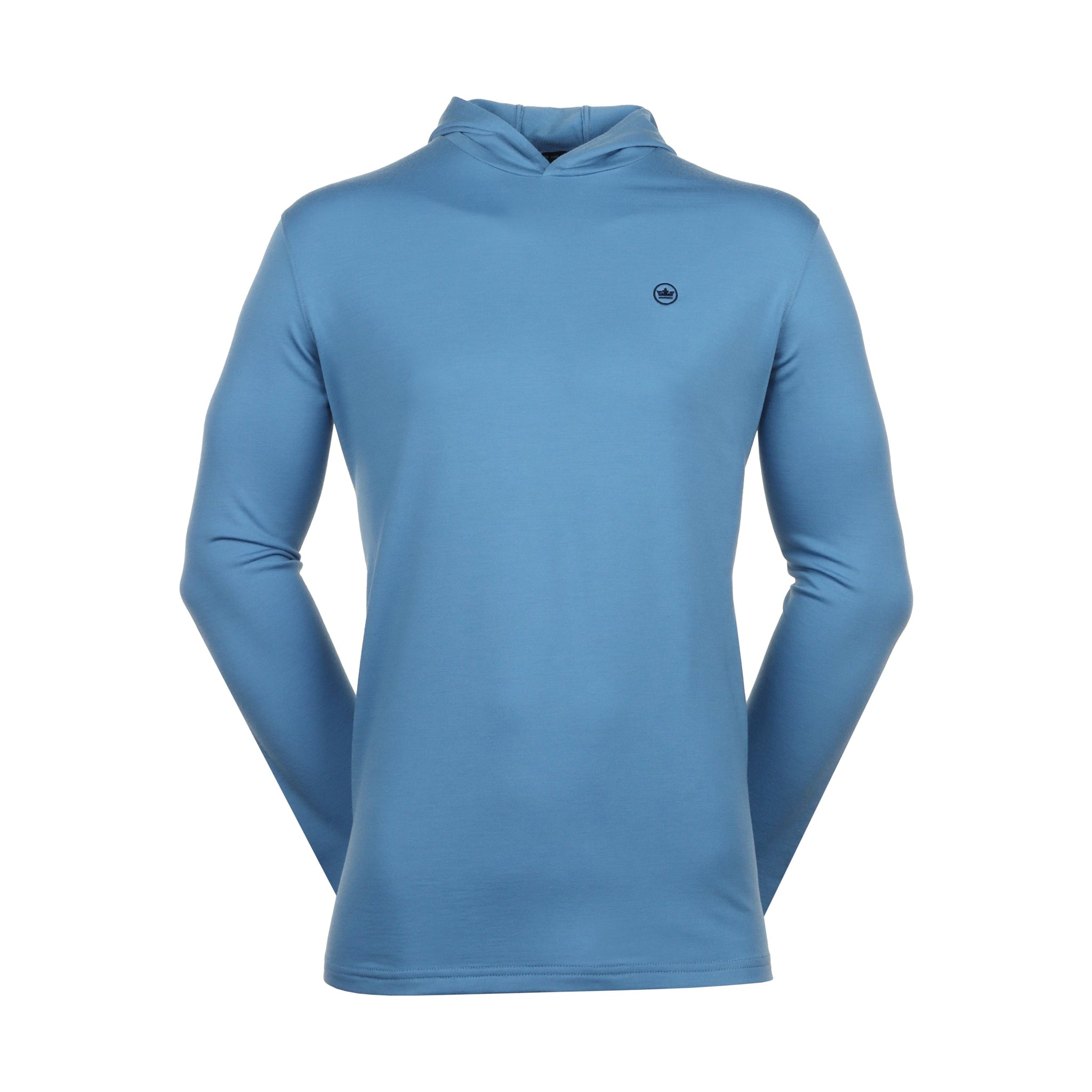 Peter Millar Excursionist Flex Vantage Hoodie Brook Blue