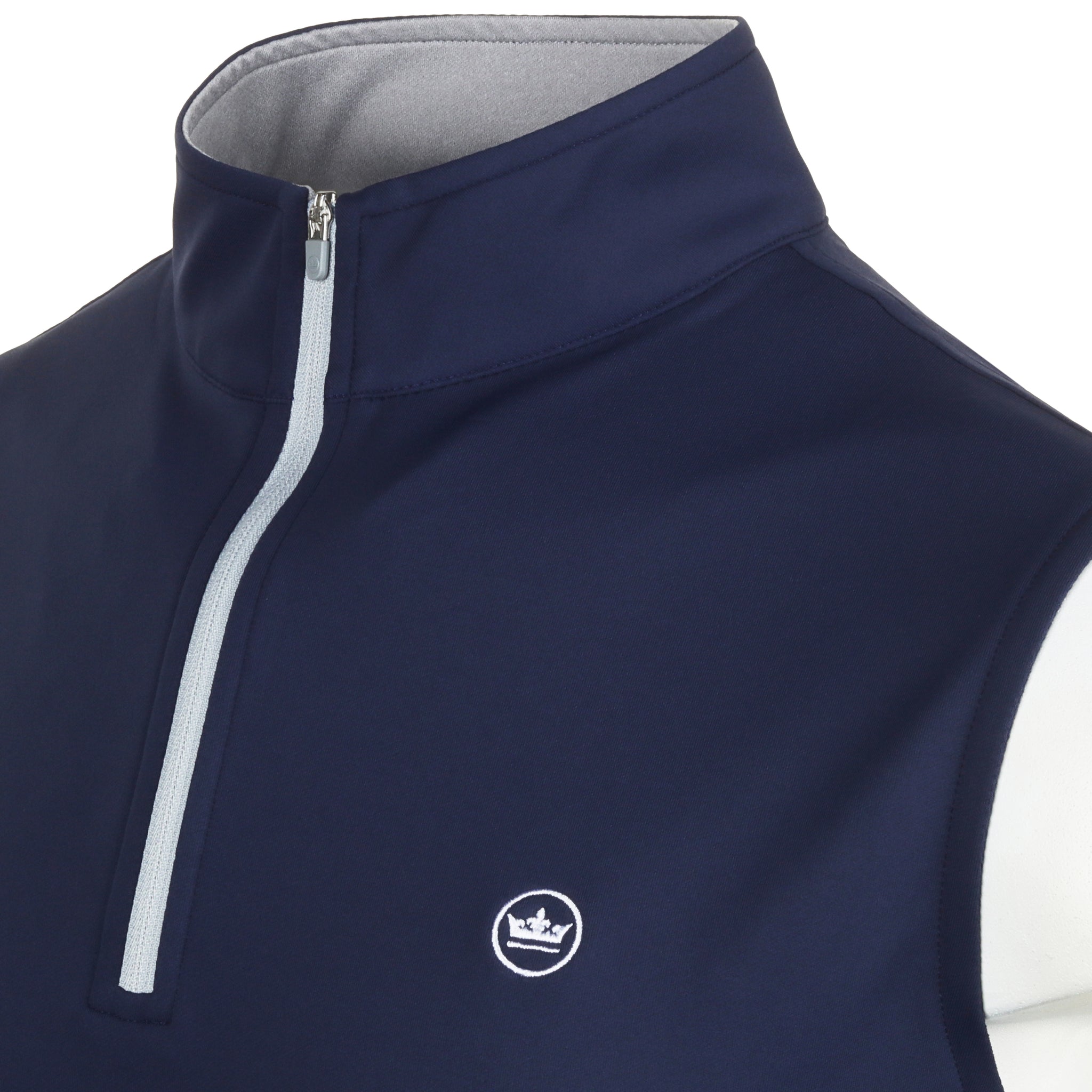 Peter Millar Galway Performance 1/4 Zip Vest Navy