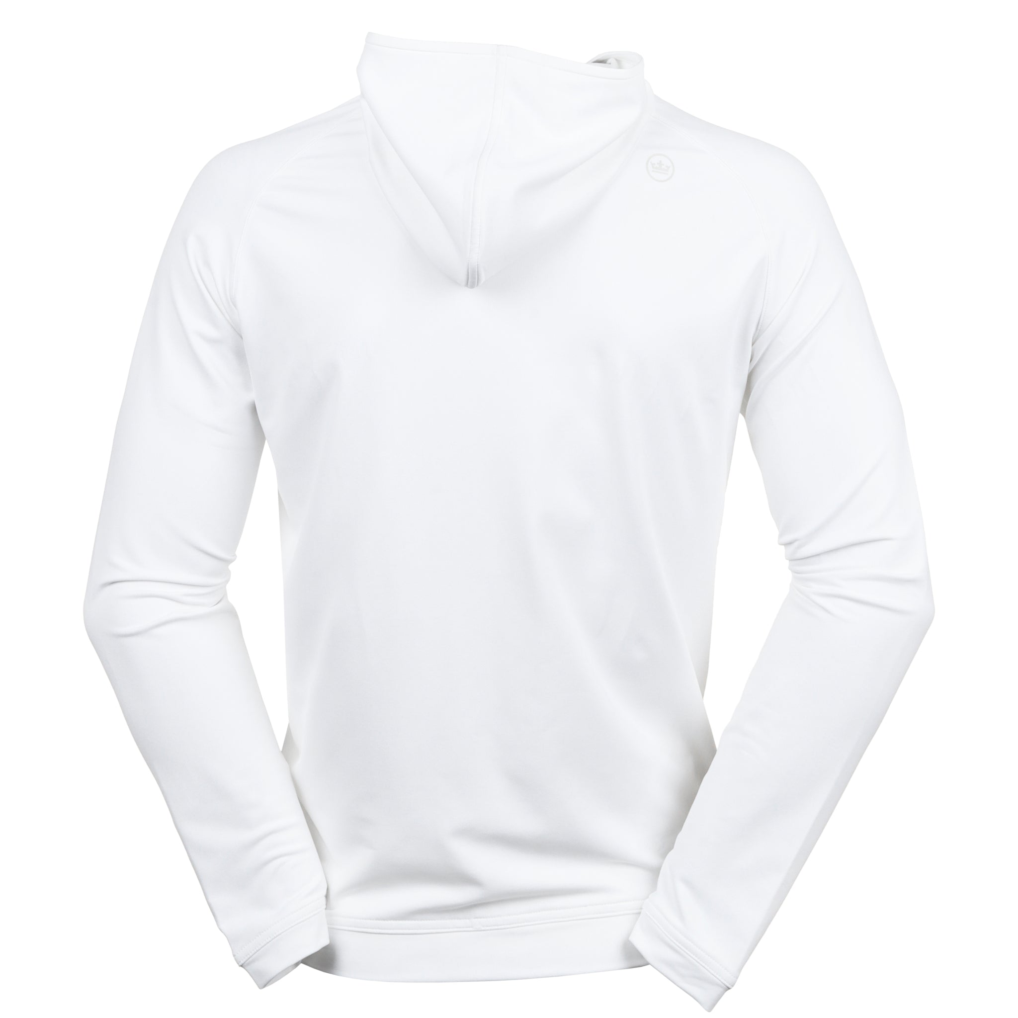 Peter Millar Pine Performance Hoodie White