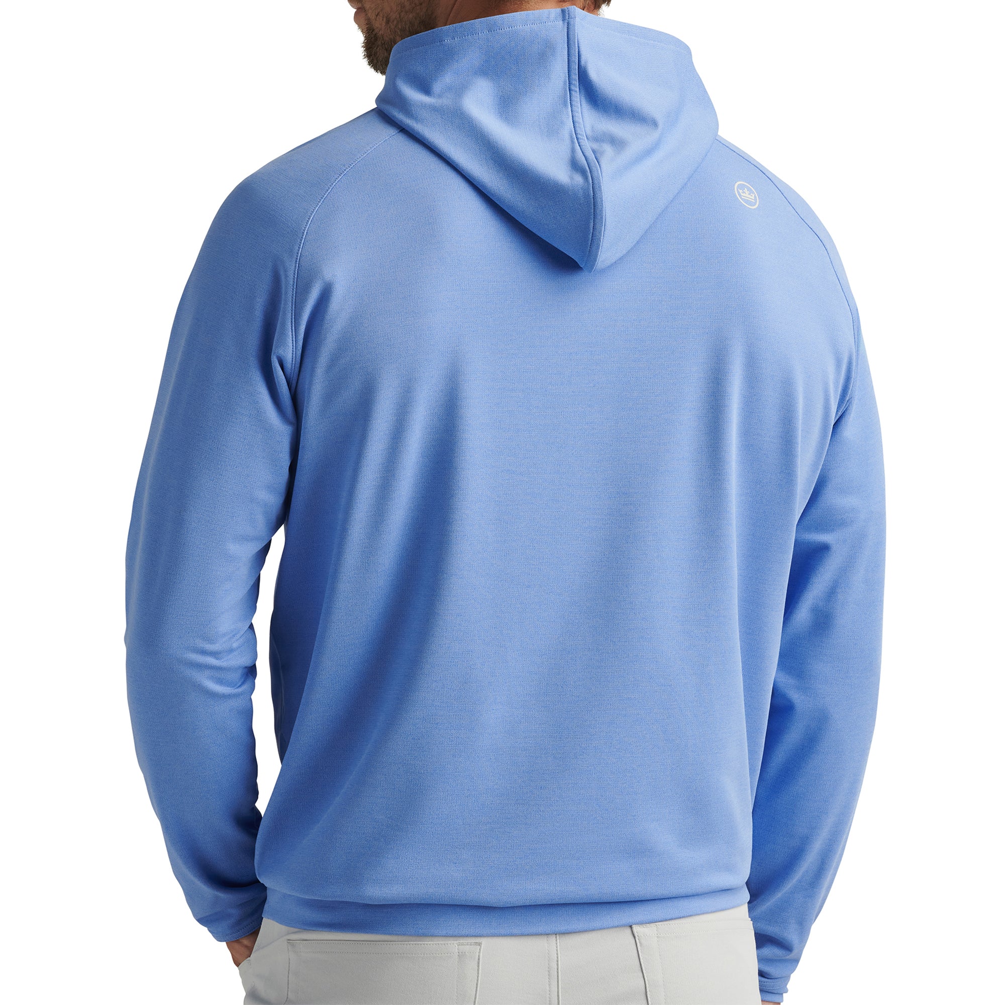 Peter Millar Pine Performance Hoodie Blue Sea