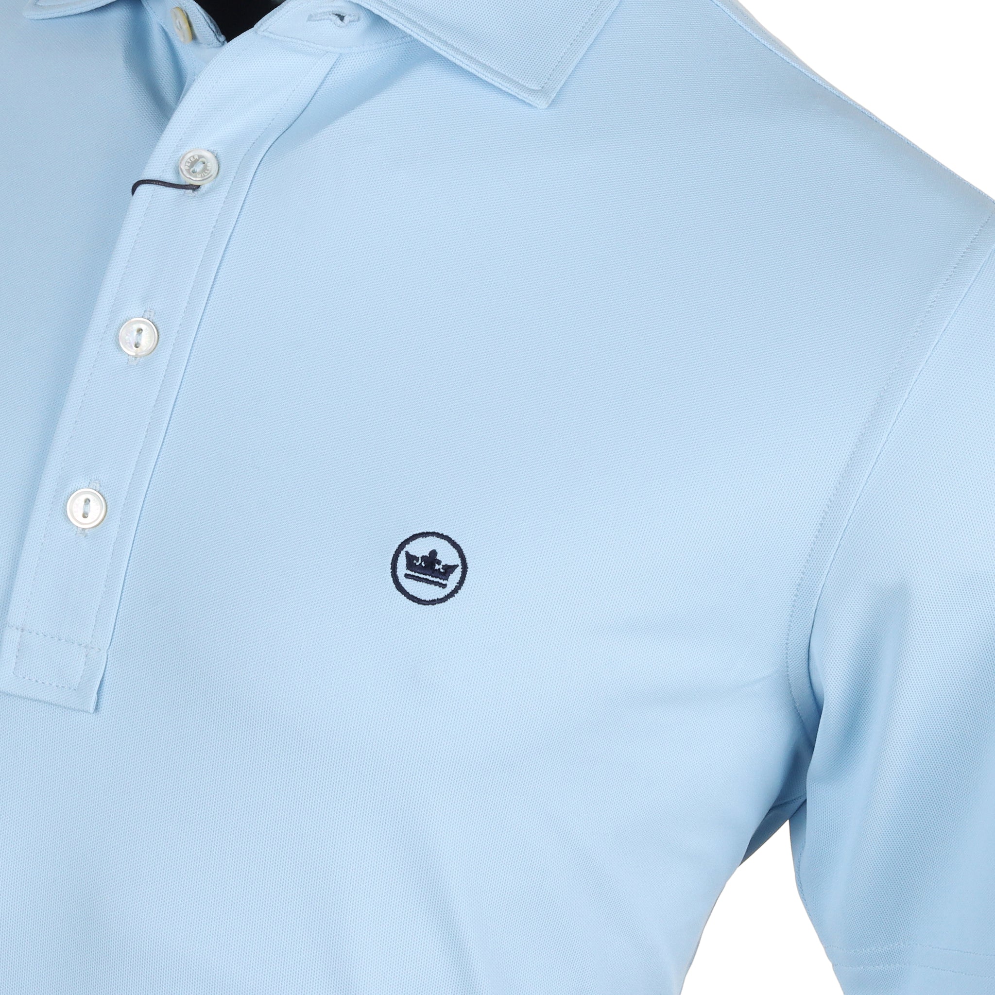 Peter Millar Soul Performance Mesh Shirt Blue Frost