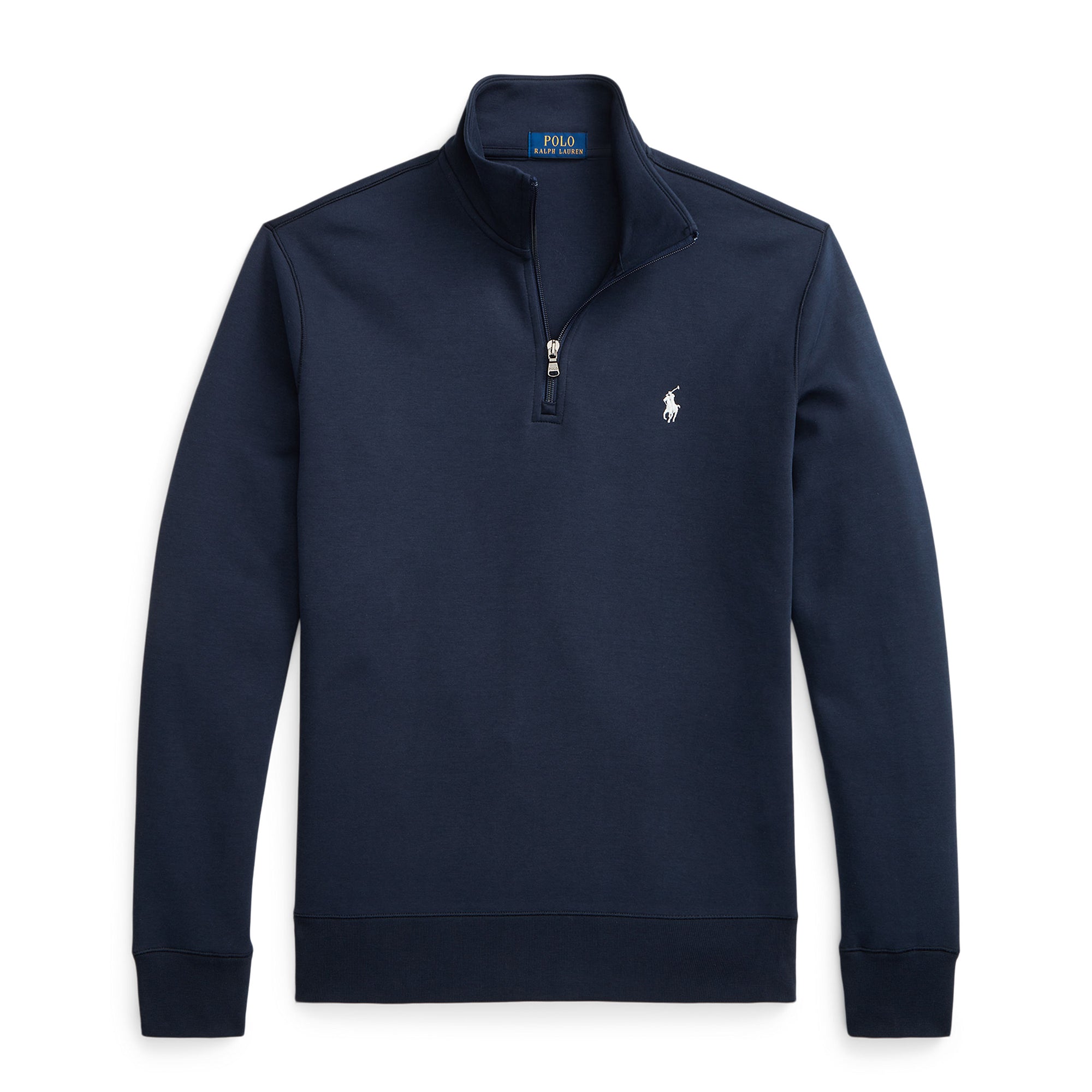 Polo Golf Ralph Lauren Double Knit 1/4 Zip Pullover Aviator Navy 002