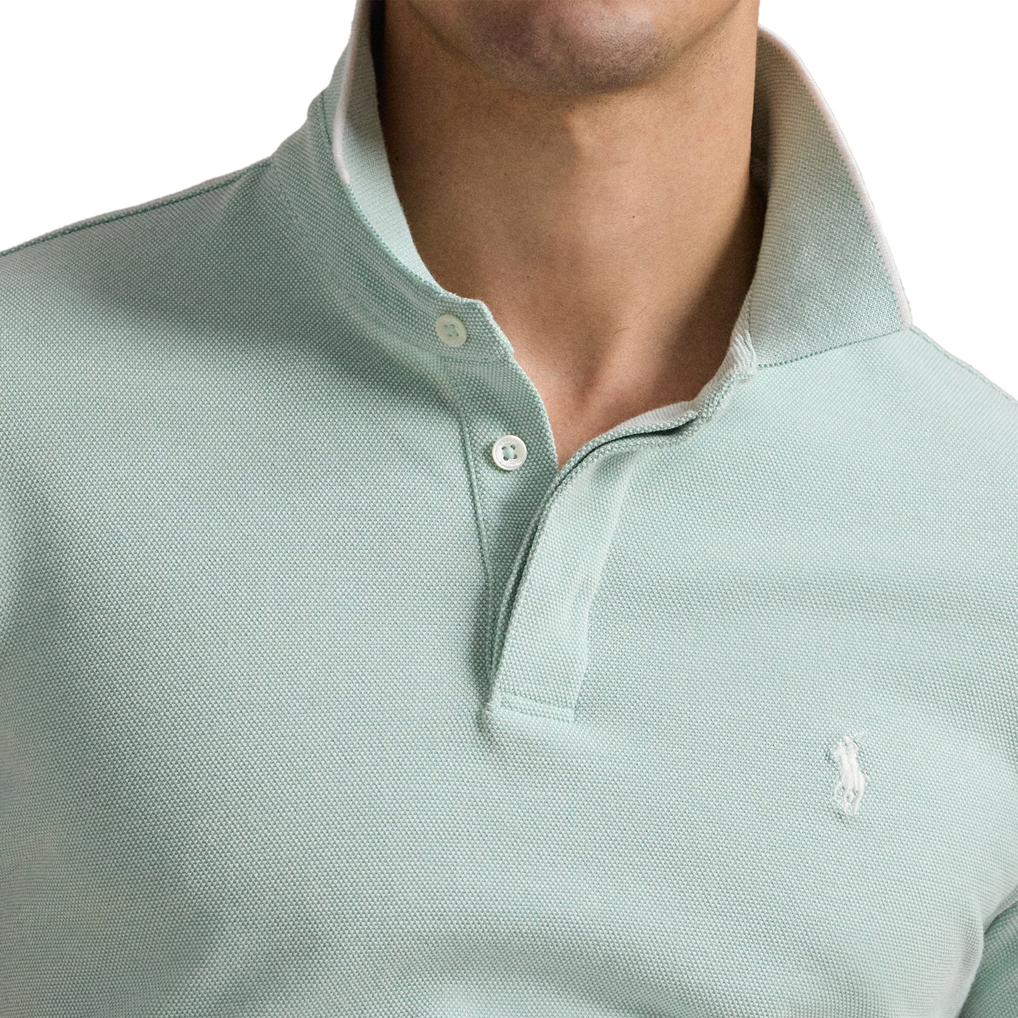 Polo Golf Ralph Lauren Mesh Tipped Shirt Celadon 005