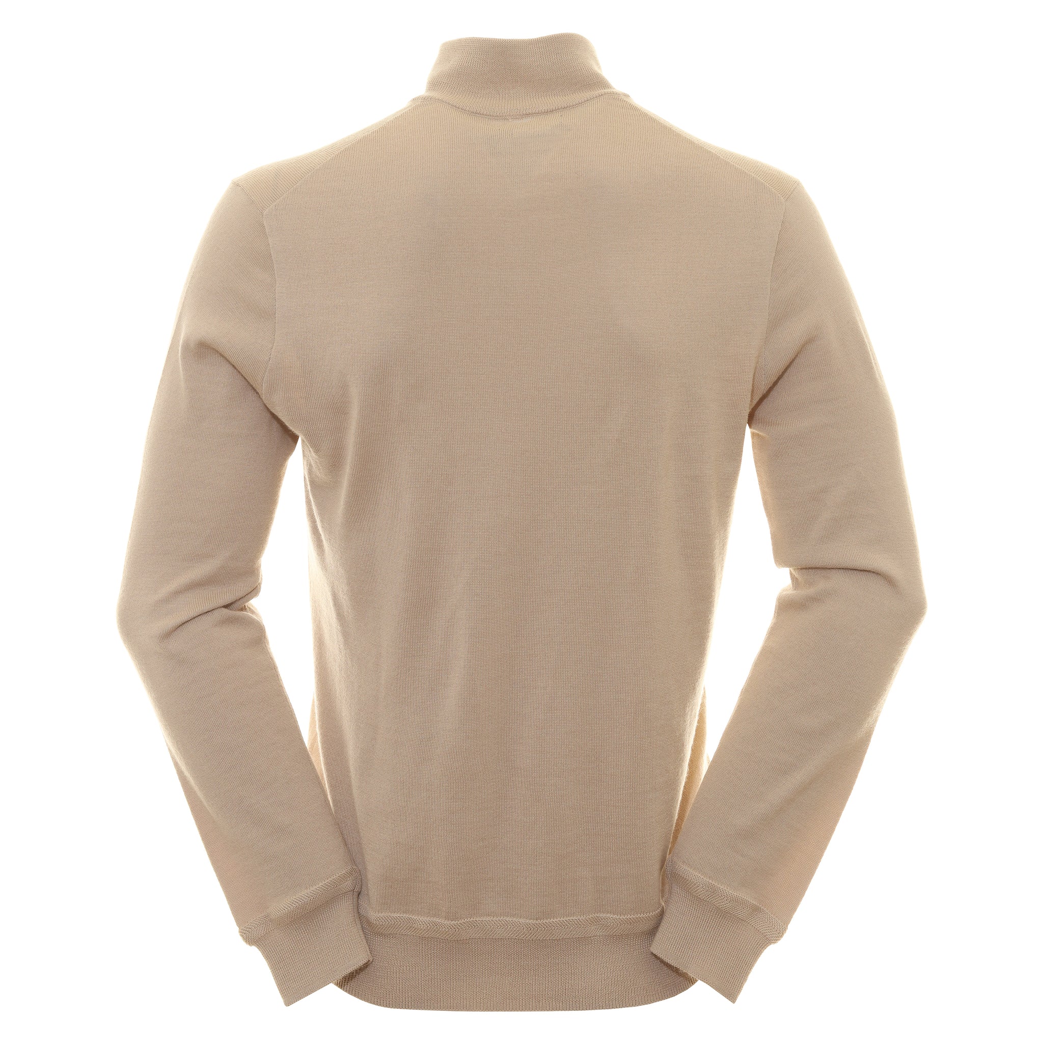 Zip Men's Sweatshirt Beige 710880522 - Mens Polo Shirts Barbour