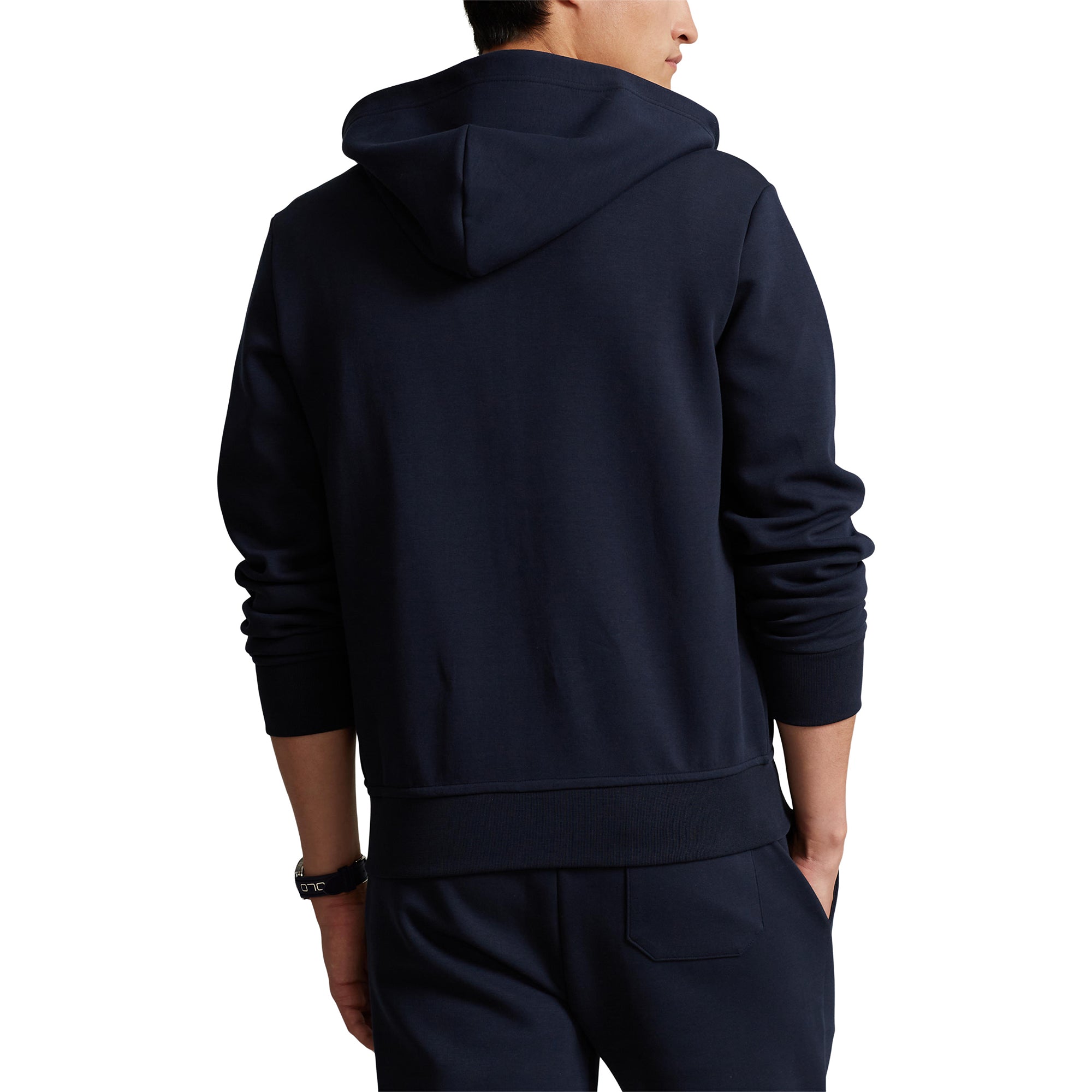 Polo Ralph Lauren Double Knit Full Zip Hoodie Aviator Navy 002