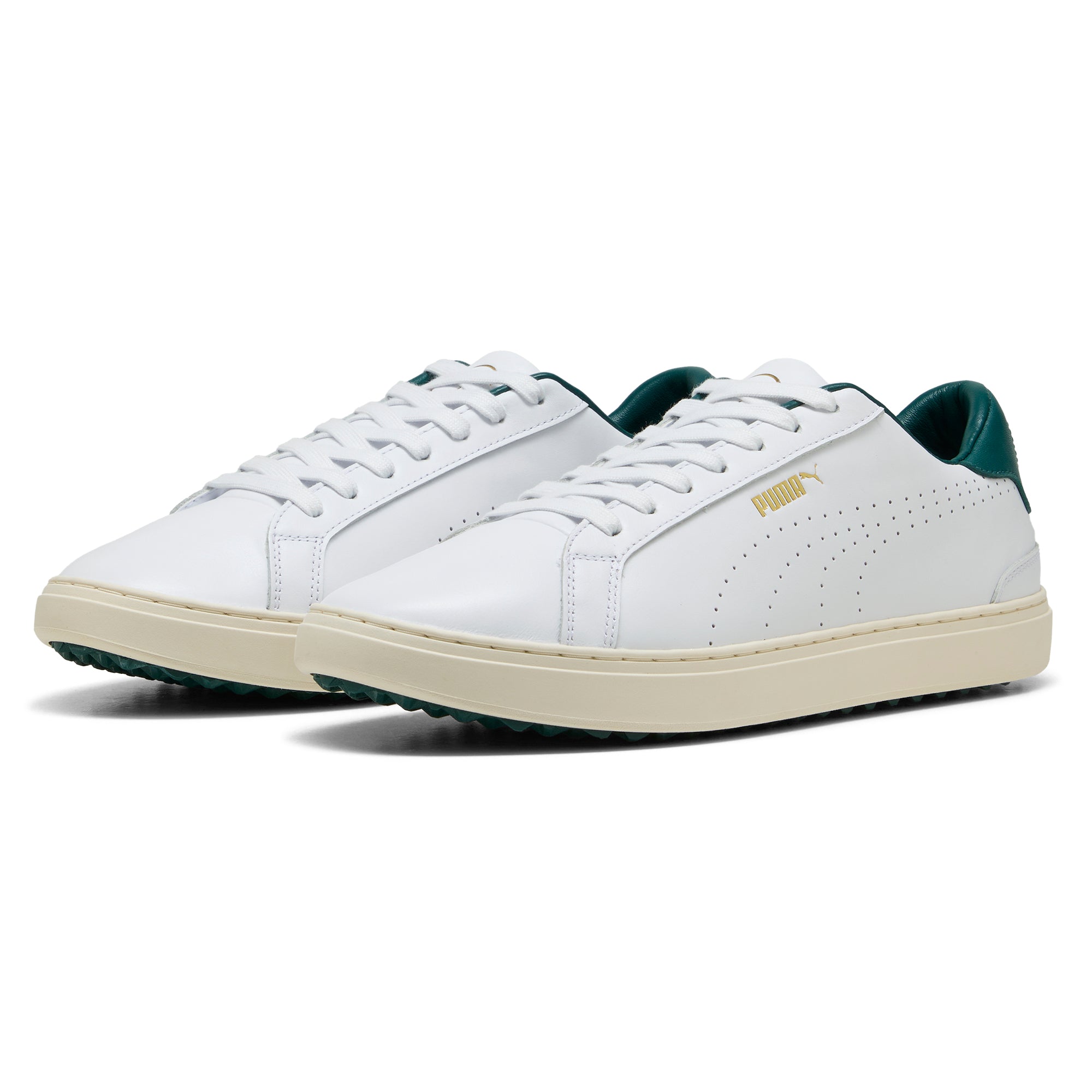 Puma Clyde G Golf Shoes Puma White/Varsity Green 03