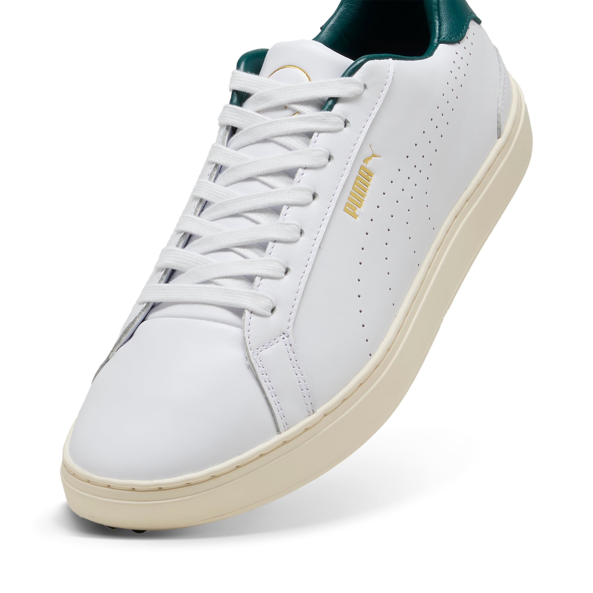 Puma Clyde G Golf Shoes Puma White/Varsity Green 03