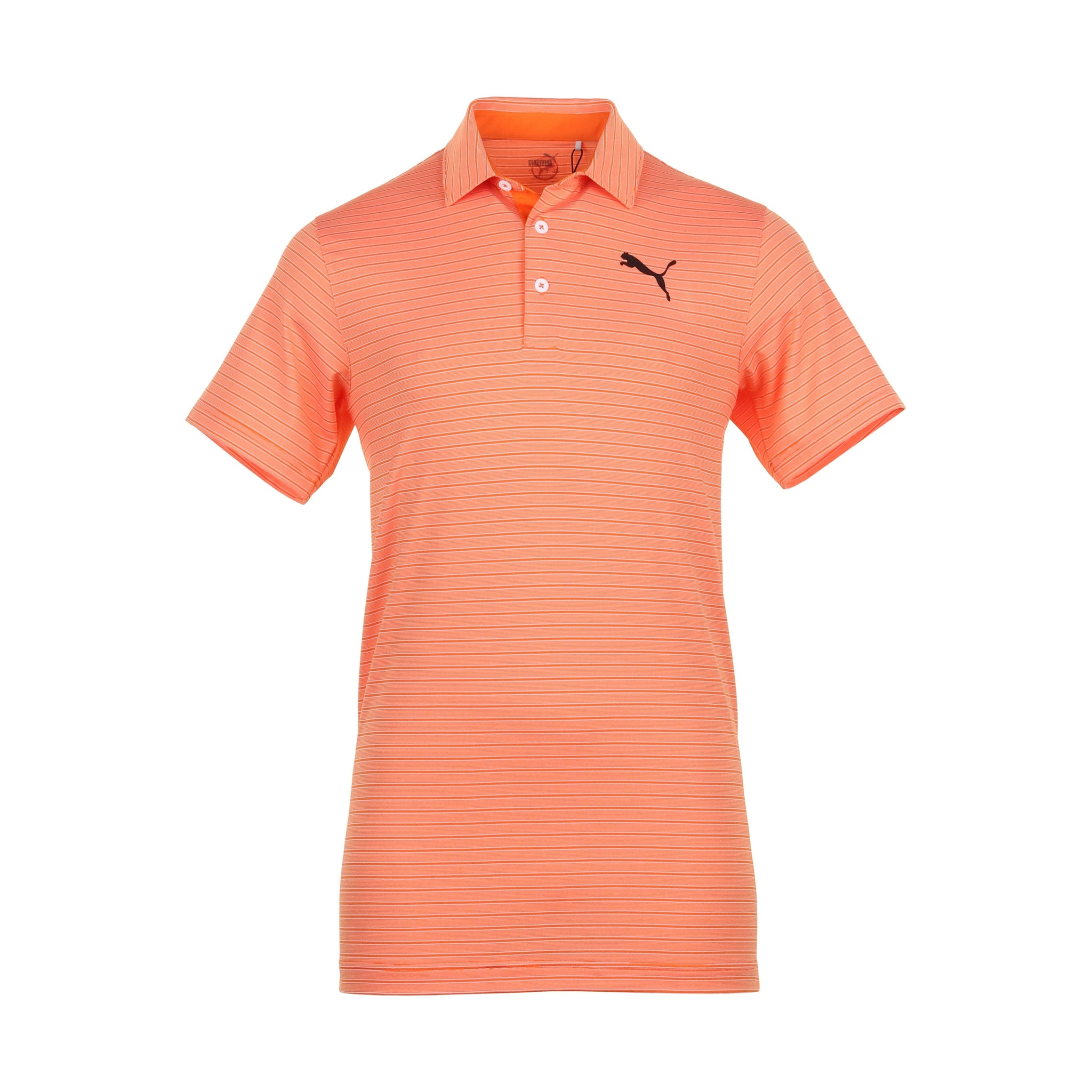 Puma Golf Bay Polo Shirt 621787 White Glow Rickie Orange 20 Function18